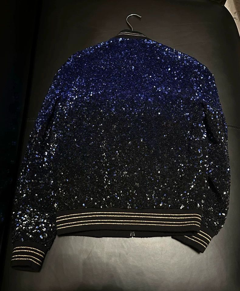 Saint Laurent Paris Saint Laurent Paris Blue and black scale jacket-2506 Size US S / EU 44-46 / 1 - 3 Thumbnail