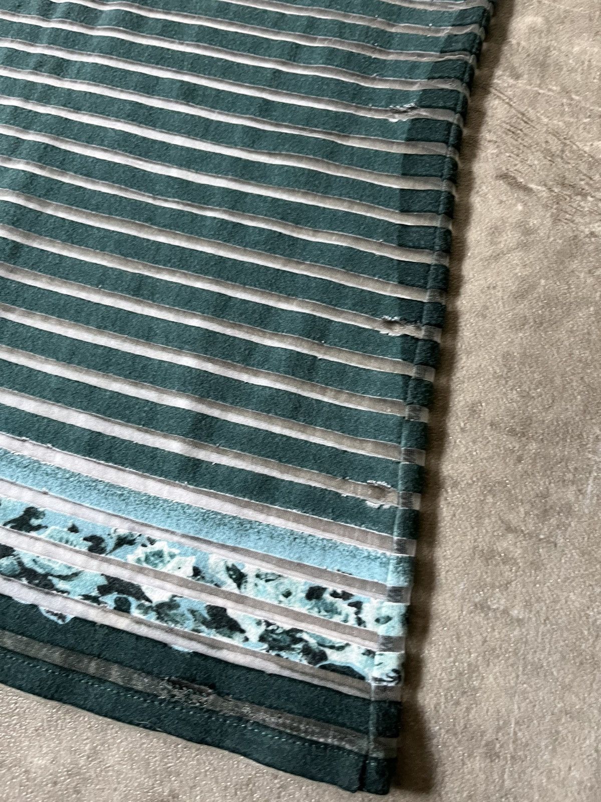 Jean Paul Gaultier Vintage Jean Paul Gaultier Aqua mesh top striped rare Size M / US 6-8 / IT 42-44 - 14 Thumbnail