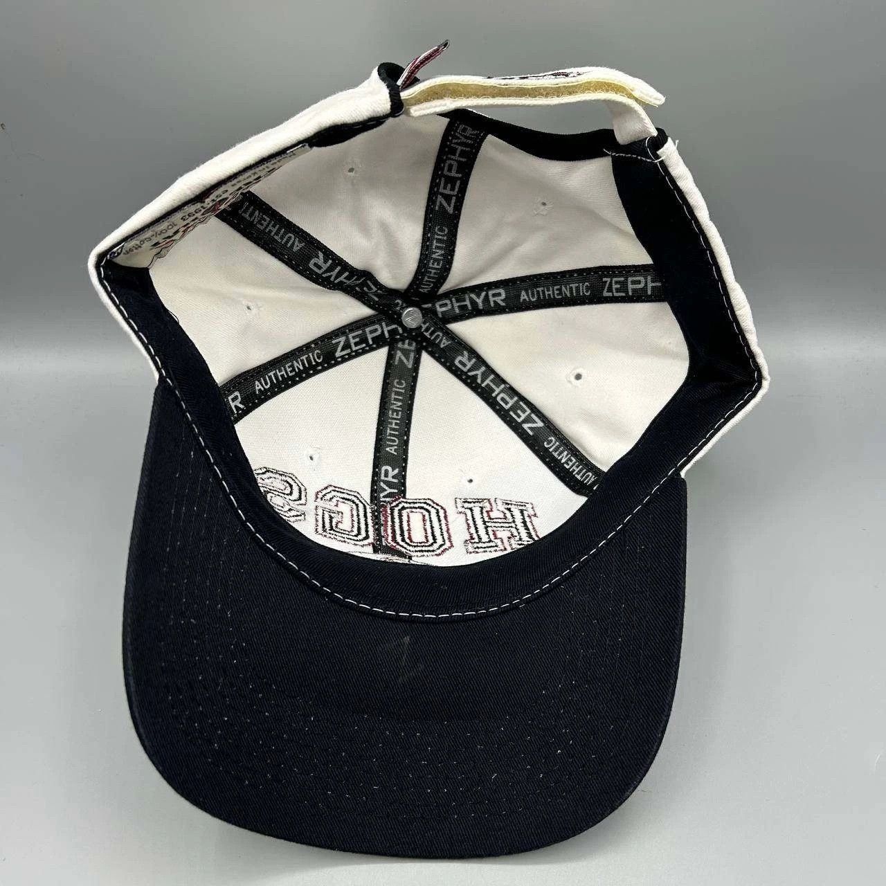Zephyr Vintage Arkansas Razorbacks Embroidered Strap Back Cotton Size ONE SIZE - 4 Thumbnail