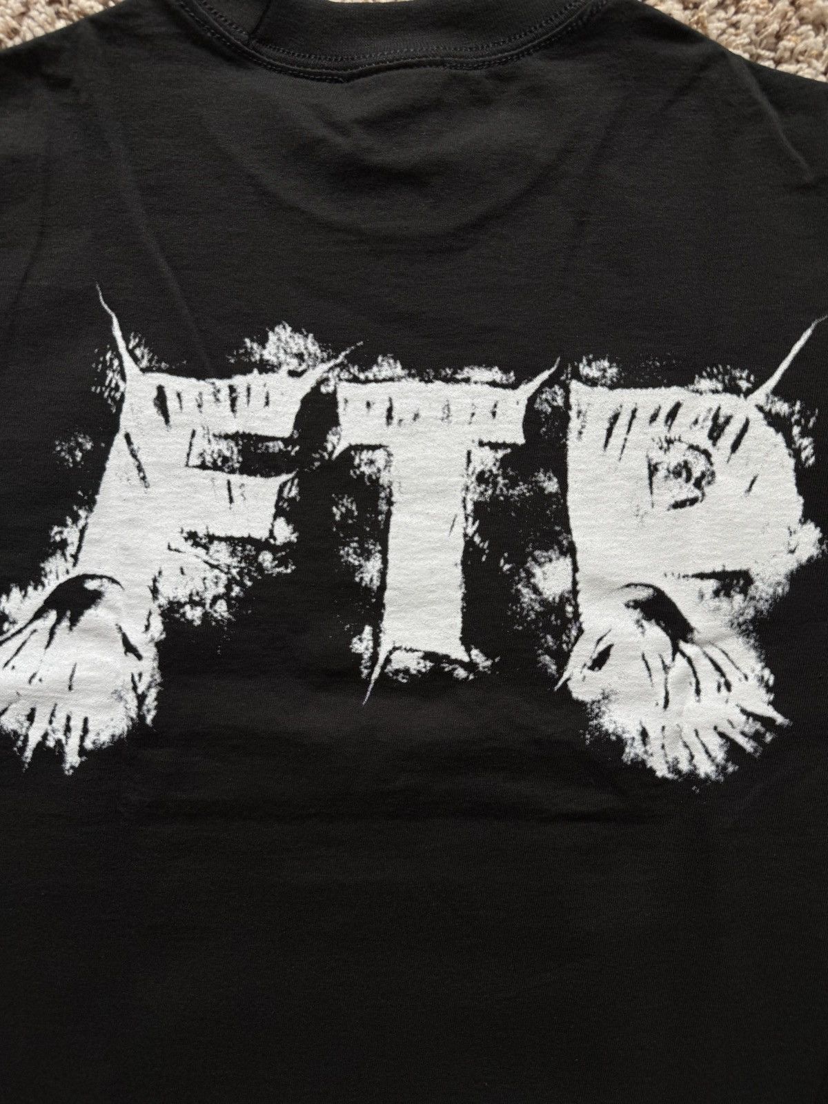 Fuck The Population FTP Grave Logo Tee Black Size US M / EU 48-50 / 2 - 5 Thumbnail
