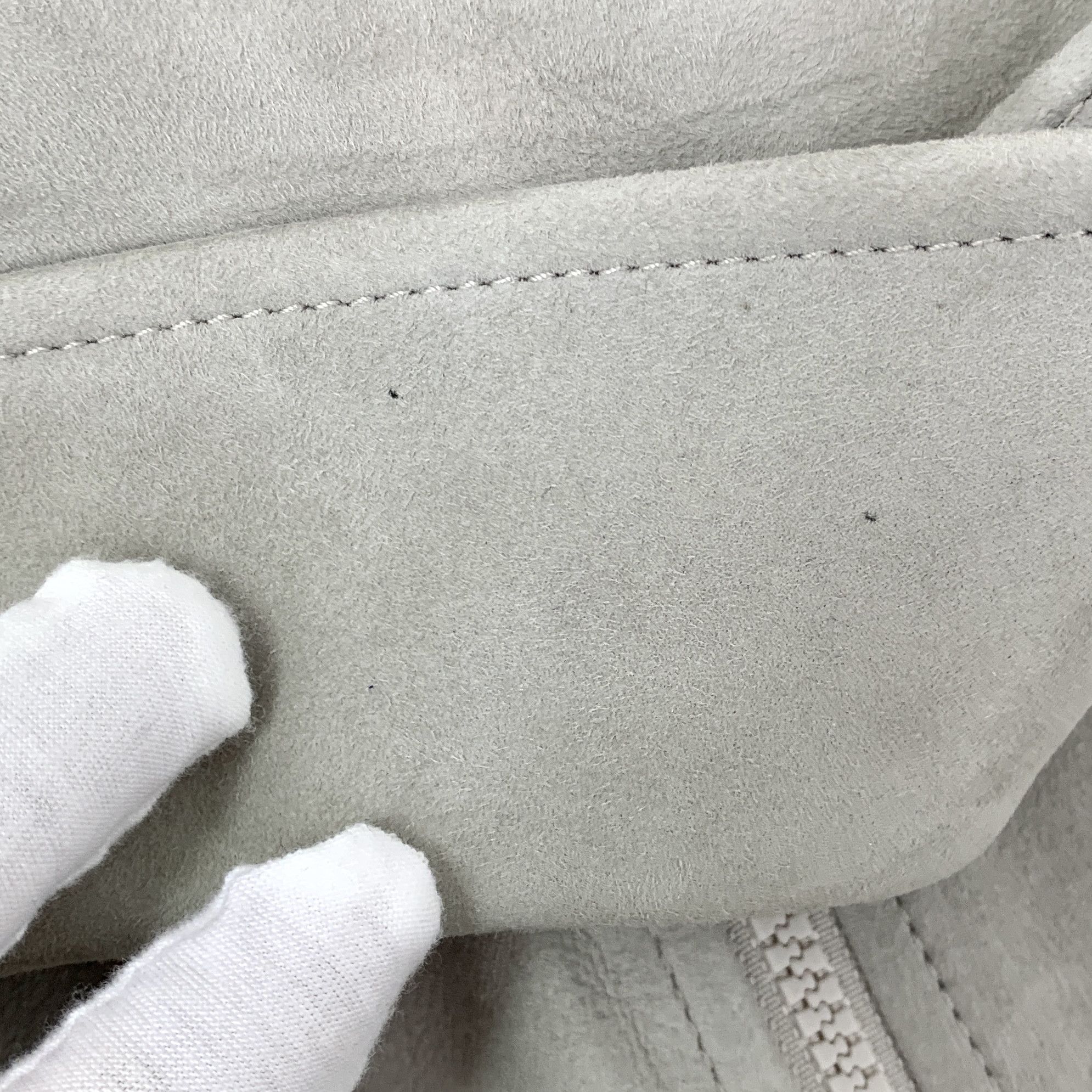 Brunello Cucinelli Brunello Cucinelli Grey Leather Zip Jacket (Size 40) Size US XXS / EU 40 - 3 Thumbnail