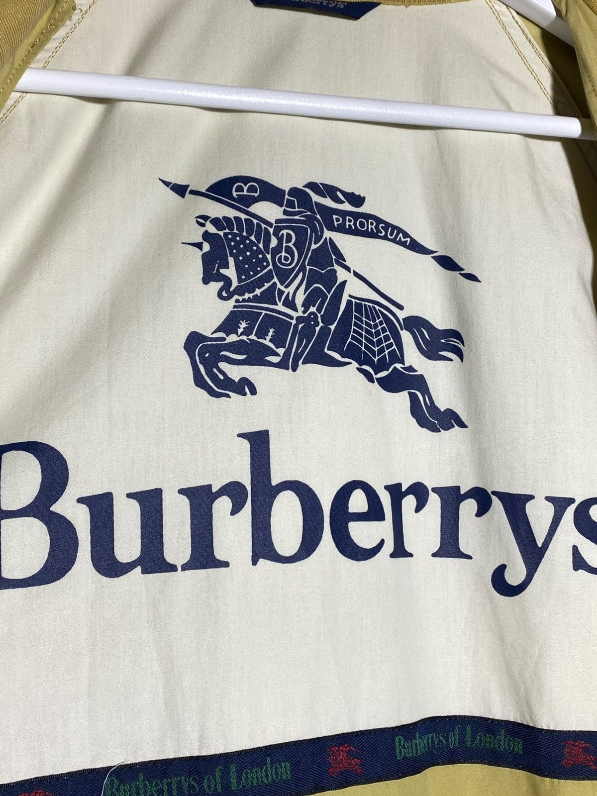 Burberry Vintage 80s Burberrys Rare Light Jacket Size US L / EU 52-54 / 3 - 6 Thumbnail