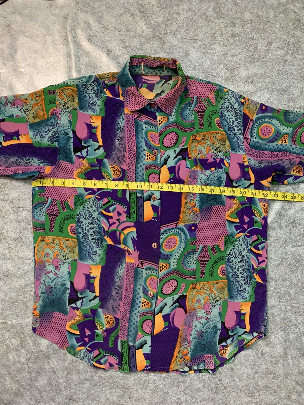 Other Rare Design Vintage Short Sleeve Blouse Size M / US 6-8 / IT 42-44 - 5 Thumbnail