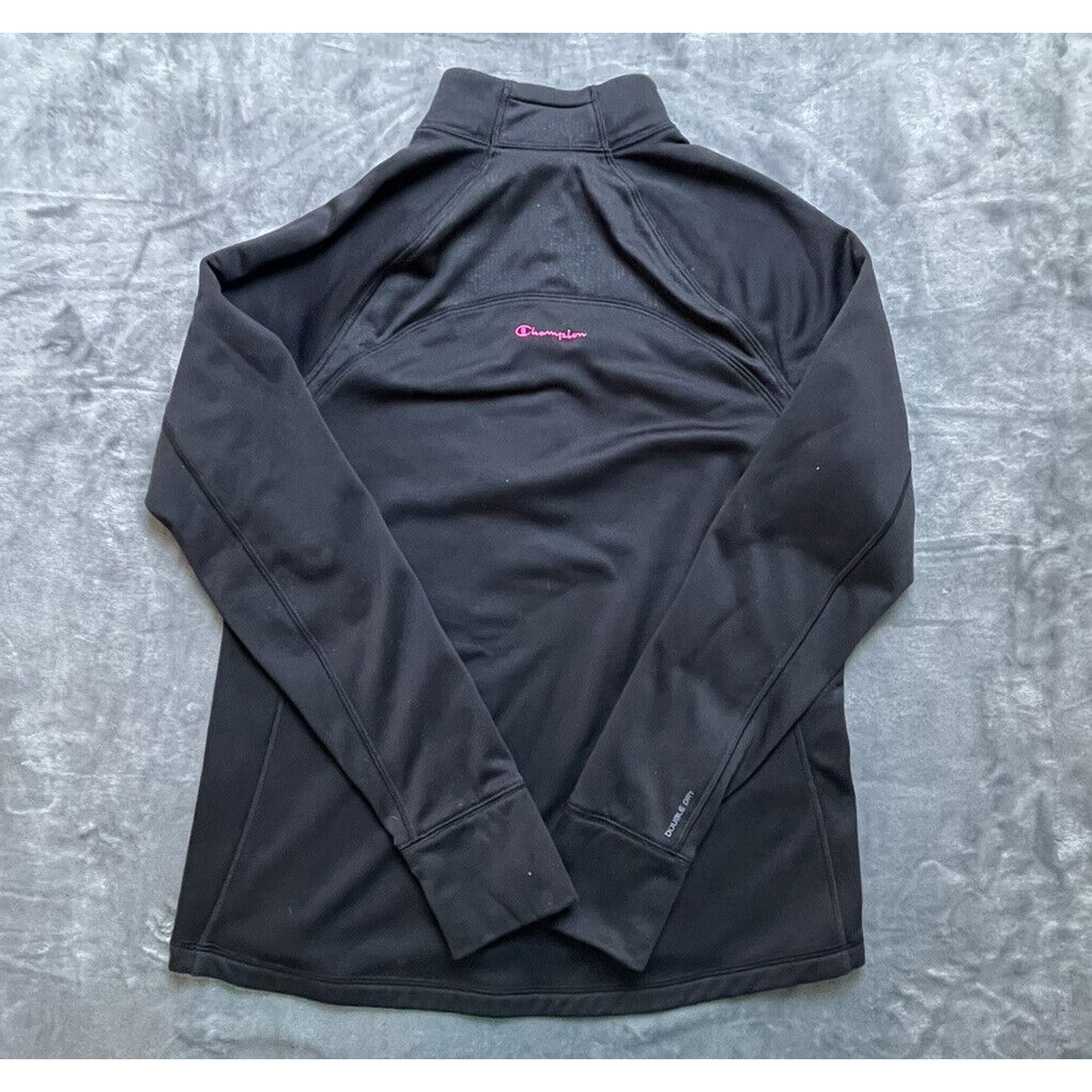 Champion Champion Powertrain Jacket Womens Med Black Pink Double Dry Size M / US 6-8 / IT 42-44 - 2 Thumbnail
