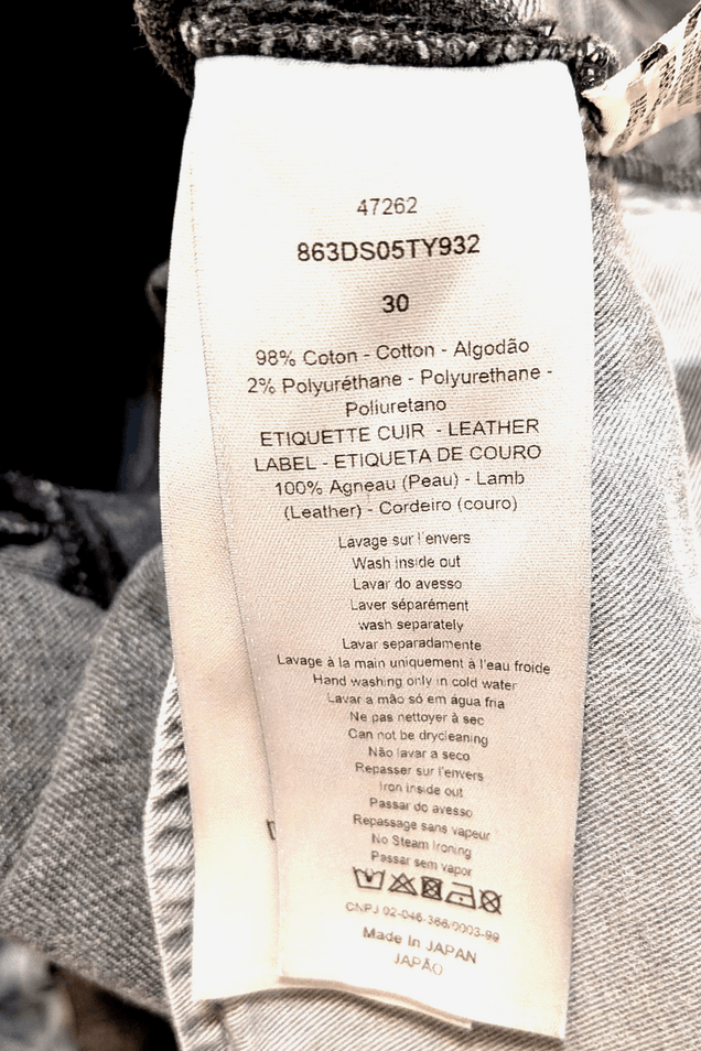 Dior DIOR Homme Japan Distressed 'Authentic 16.5' Denim Jeans 30 Size US 30 / EU 46 - 17 Thumbnail