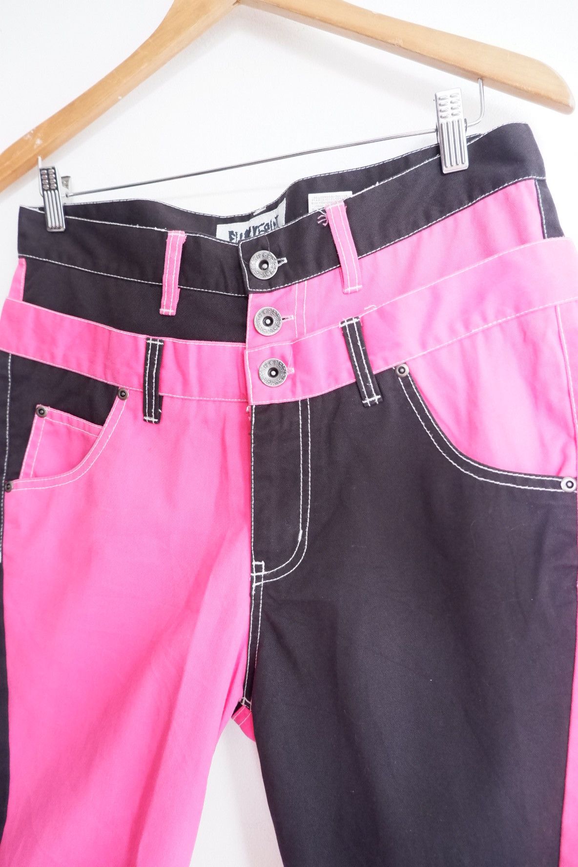 20471120 Punk Harajuku Style Funky Fruit Double Waist Pants Size US 32 / EU 48 - 5 Thumbnail