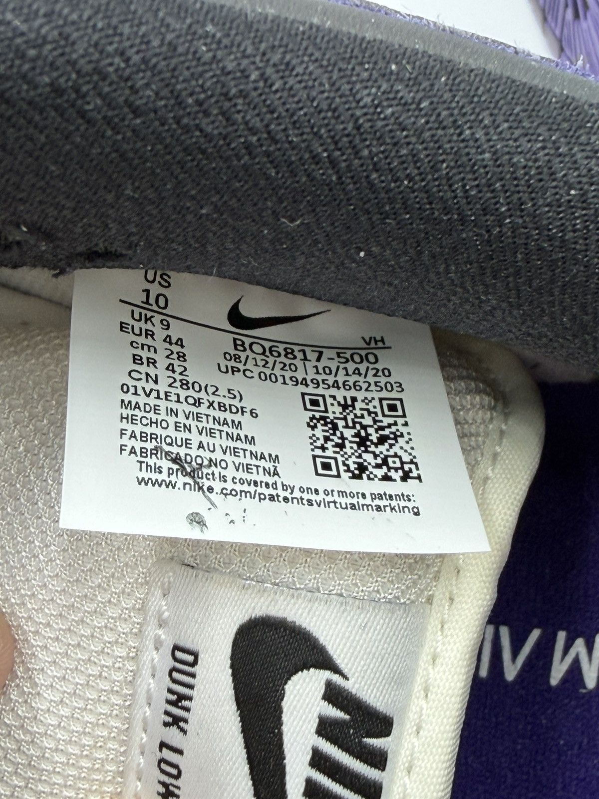 Nike SB Dunk Low Court Purple Size US 10 / EU 43 - 5 Thumbnail