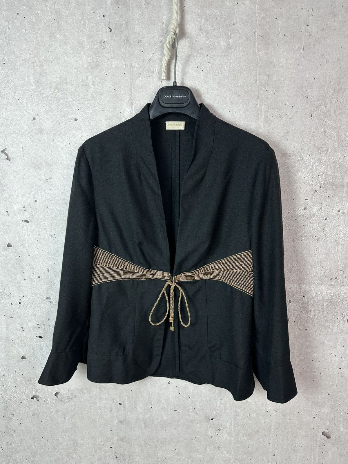 Valentino Valentino Made in Italy Viscose-Linen Blend Women’s Blazer Size M / US 6-8 / IT 42-44 - 1 Thumbnail