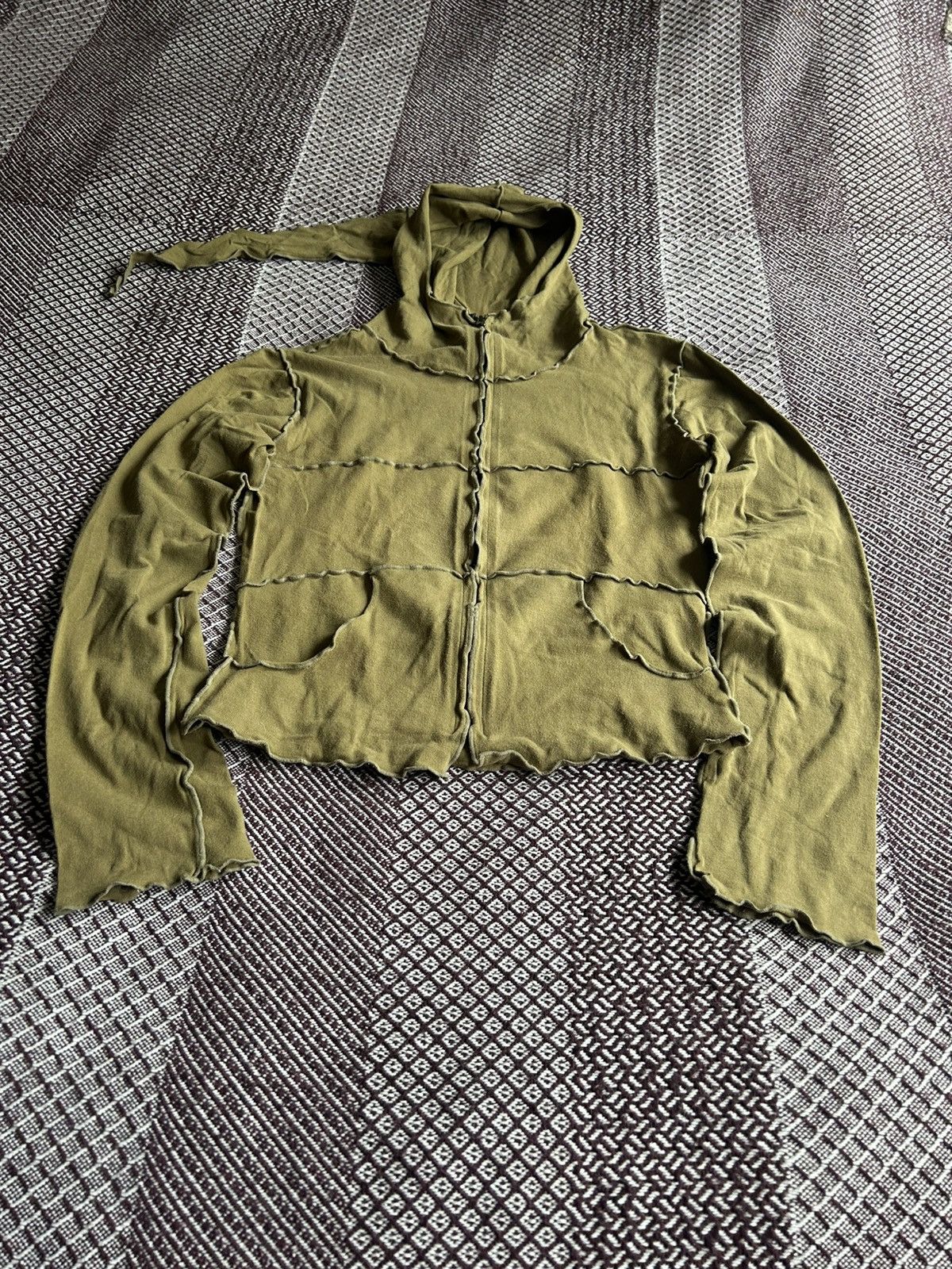 Japanese Brand × Vintage Vintage Y2K Elf Zip Hoodie Grunge Avantgarde Size M-L Rare Size M / US 6-8 / IT 42-44 - 3 Thumbnail