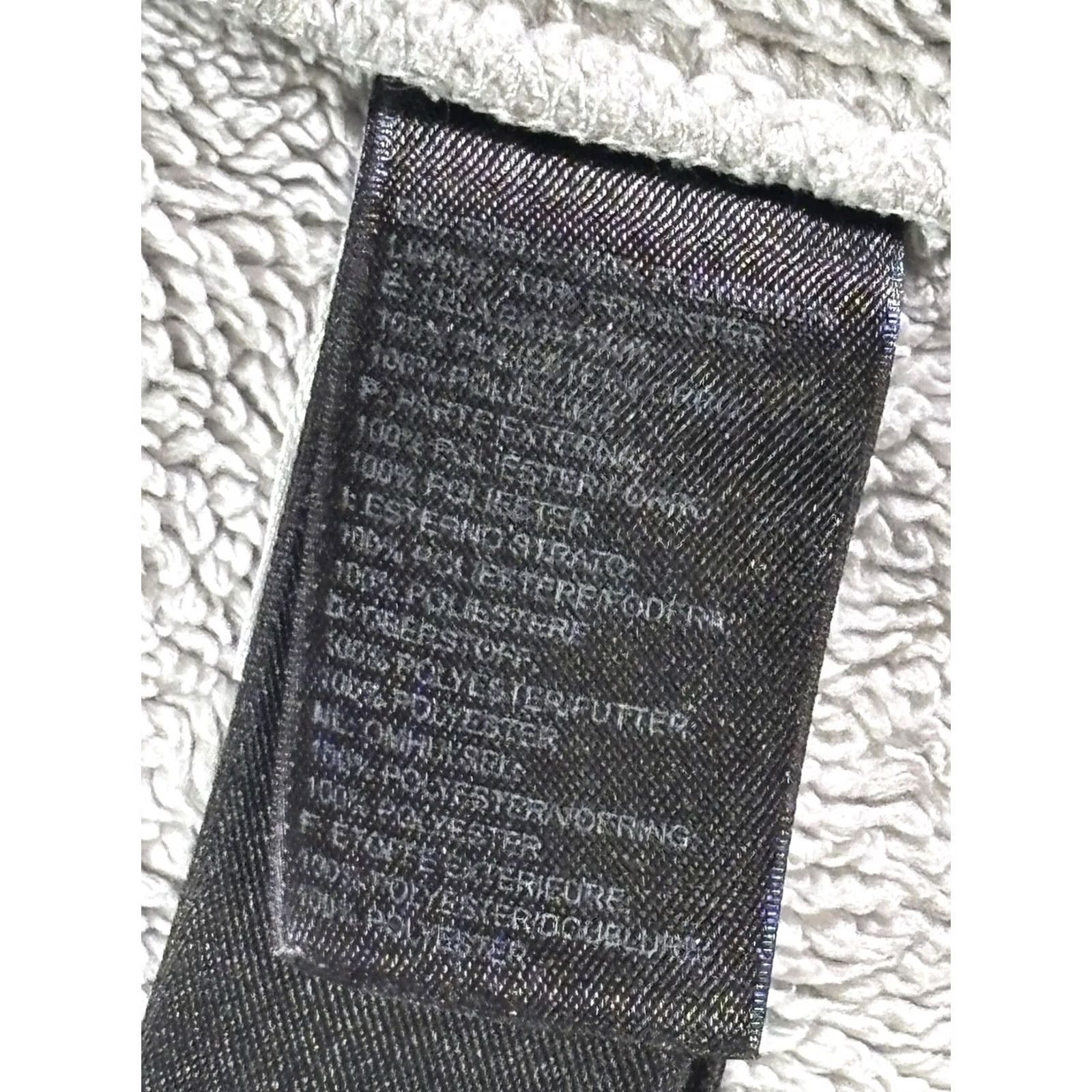 The North Face The North Face Women's Medium Gray Zip Up Fleece Jacket Outdoor Wear, Denali, Logo, Full Zip, Regular Fit, 3-Season, Machine Washable Jacket Size M / US 6-8 / IT 42-44 - 7 Thumbnail