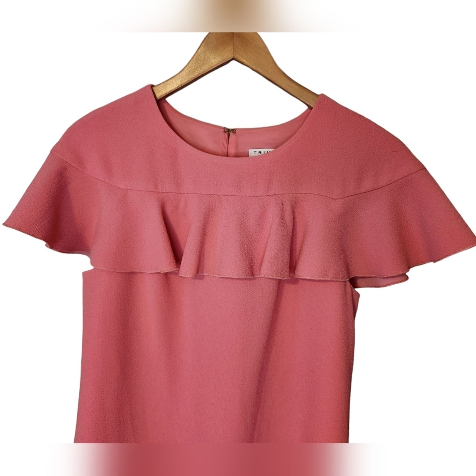 Trina Turk Trina Turk Charleston Ruffle top dress pink 4 Size S / US 4 / IT 40 - 4 Thumbnail