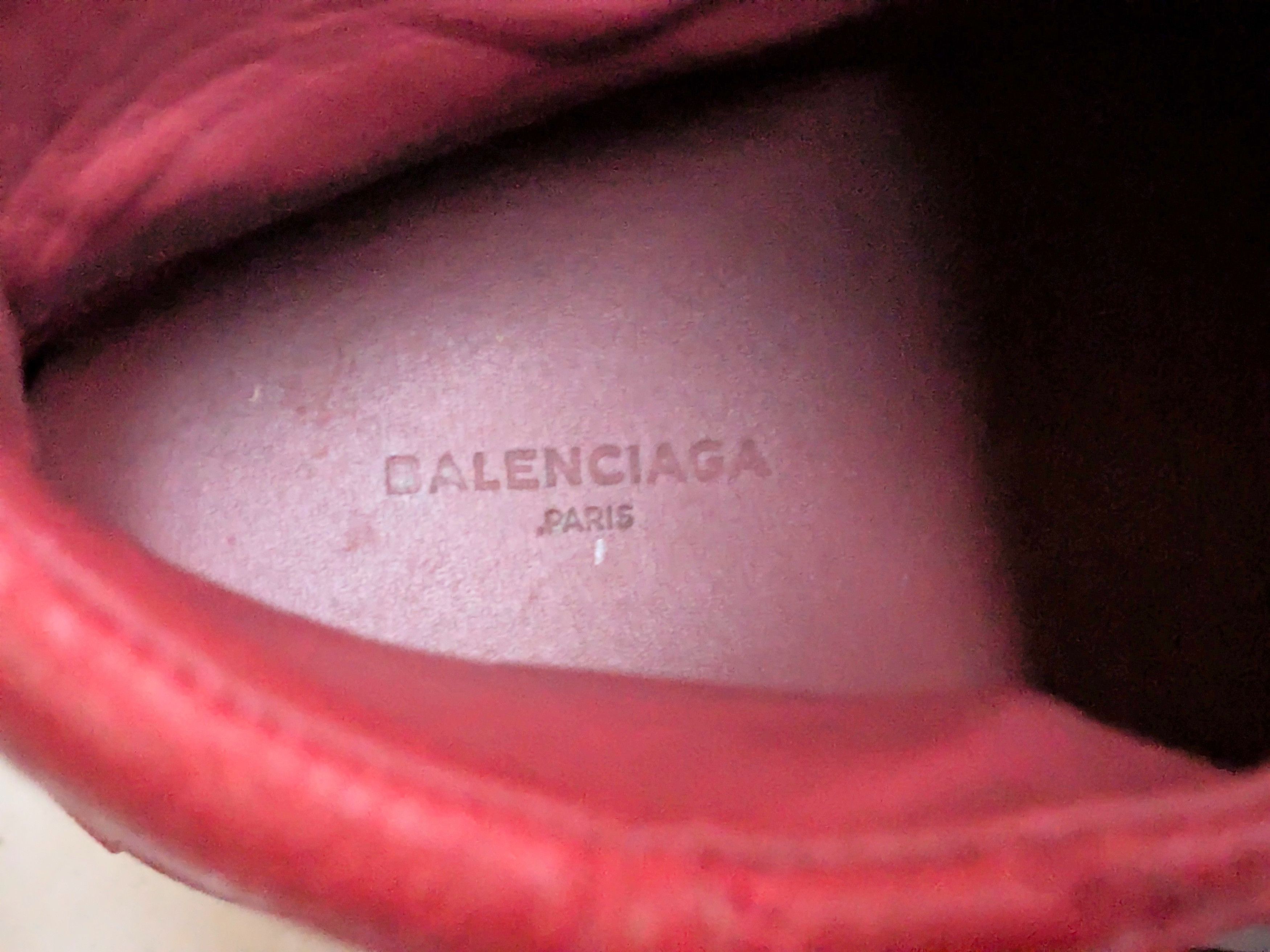 Balenciaga Balenciaga Arena Red 11 Leather High Top Sneakers Size US 11 / EU 44 - 7 Thumbnail