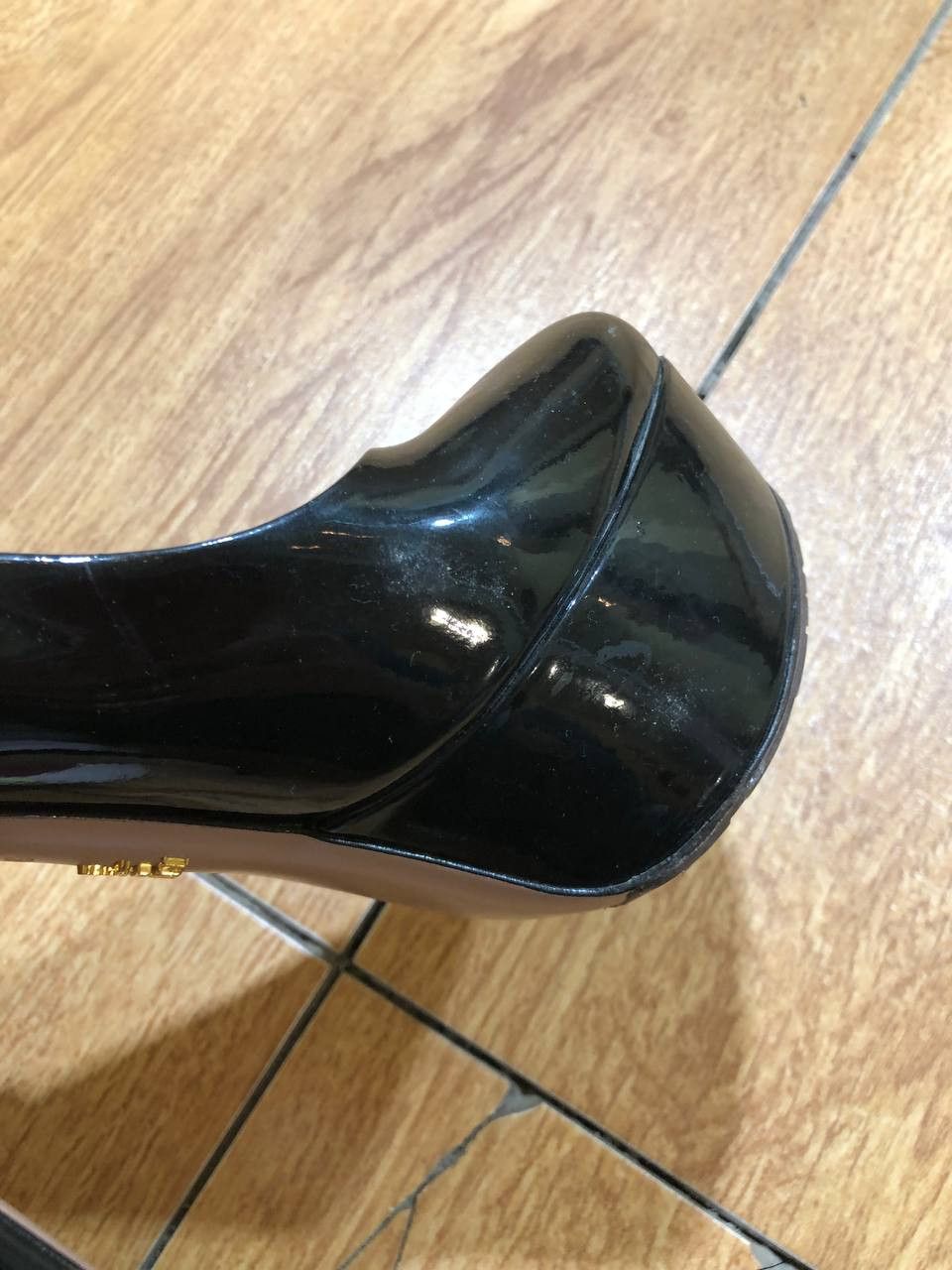 Prada Prada Black Patent Leather High Stiletto Pumps Size US 8.5 / IT 38.5 - 10 Thumbnail