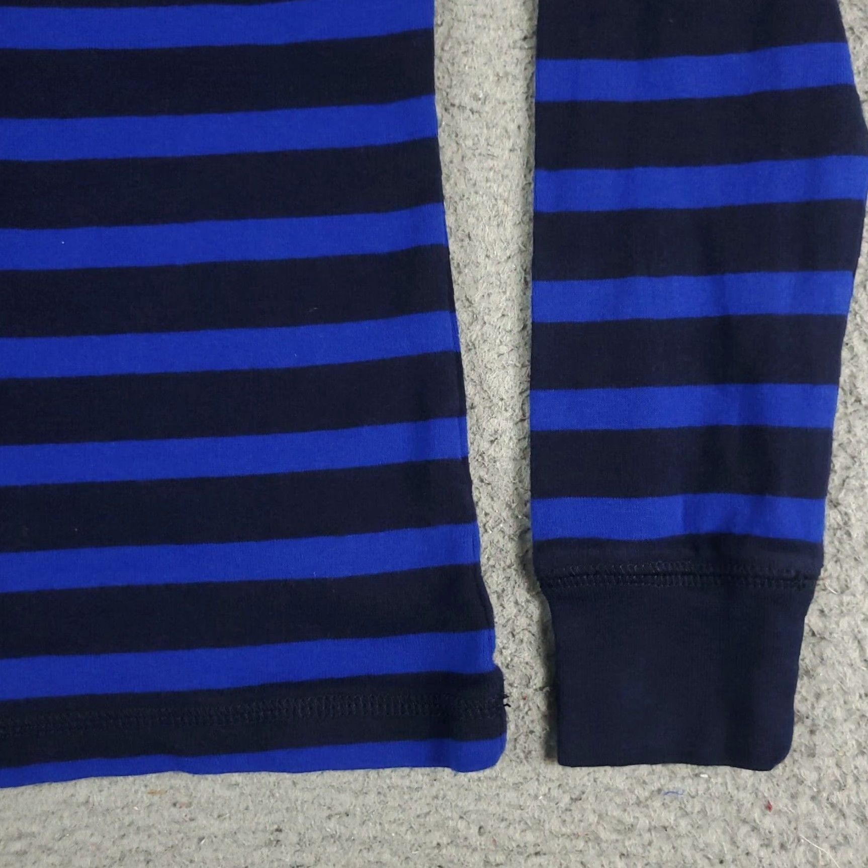 Ralph Lauren VINTAGE Ralph Lauren Sweater Women's Pullover Size PM Blue Striped Cotton Casual Winter Size M / US 6-8 / IT 42-44 - 4 Thumbnail