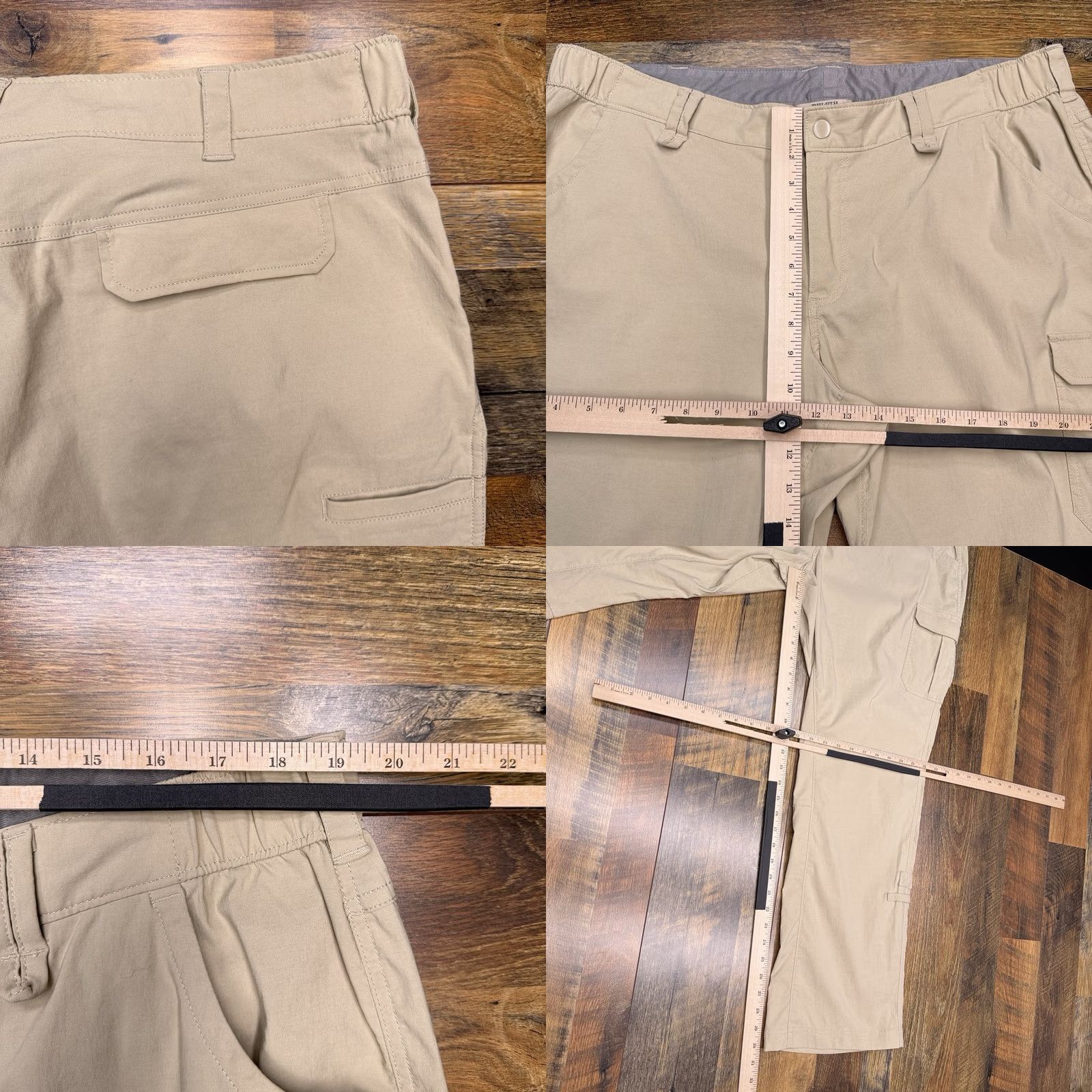Duluth Trading Company Duluth Trading Company Cargo Pants Womens 18x31 Khaki High Rise Stretch Nylon Outdoor Size 40" / US 18 - 8 Thumbnail