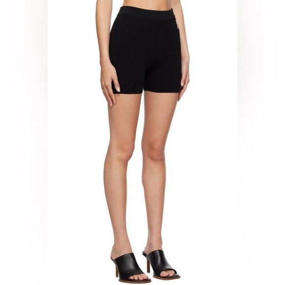 Jacquemus JACQUEMUS LE RAPHIA SHORTS 40BLACK 'LE SHORT PRALU' Size 27" / US 4 / IT 40 - 4 Thumbnail
