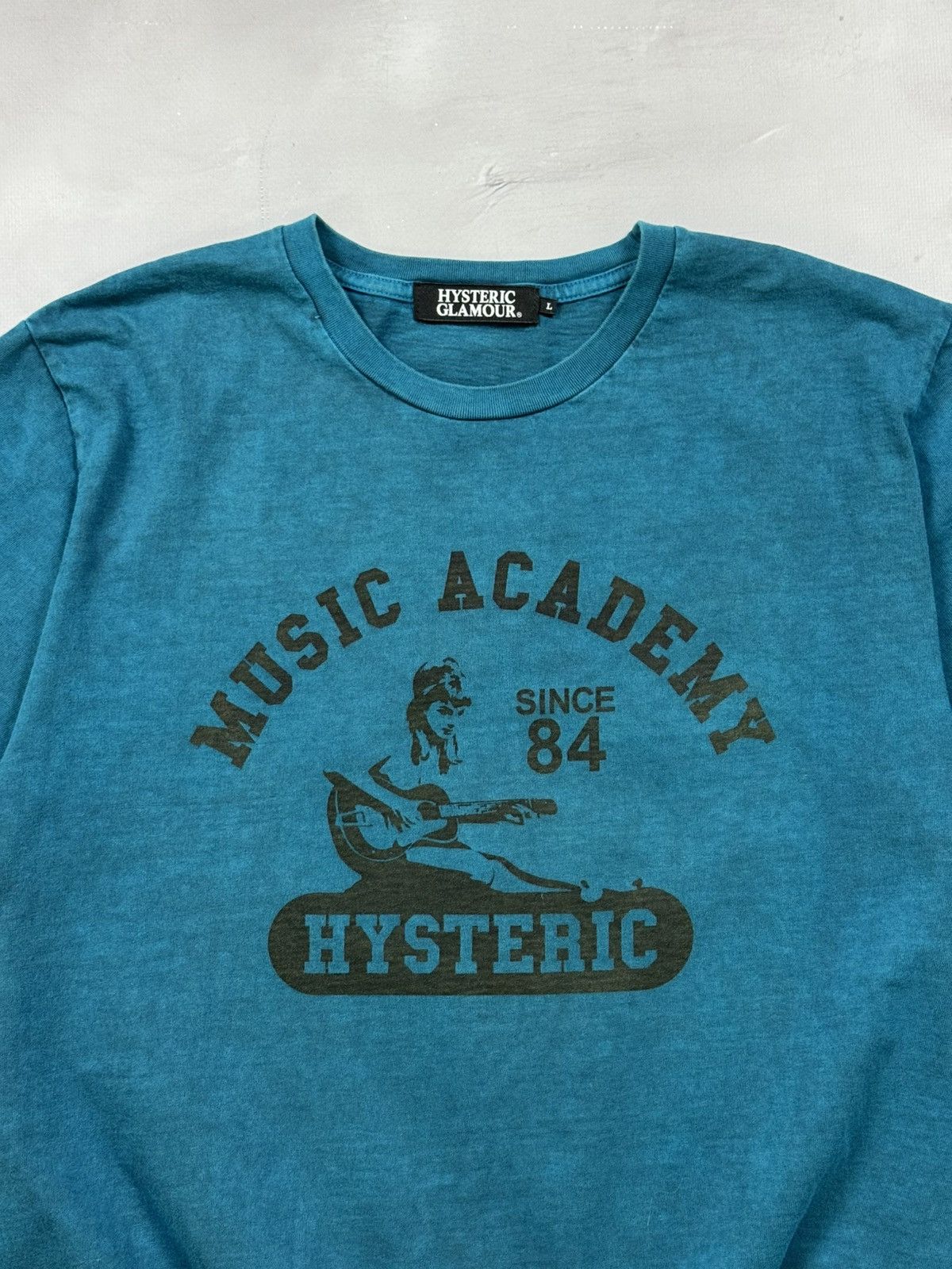 Hysteric Glamour Hysteric Glamour Music Academy Tee(Aqua/L) Size US L / EU 52-54 / 3 - 2 Thumbnail