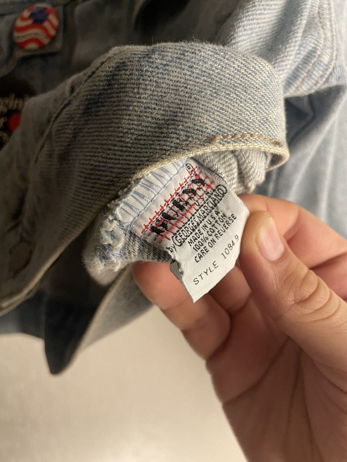 Vintage Vintage guess jeans cropped jacket Size US S / EU 44-46 / 1 - 5 Thumbnail