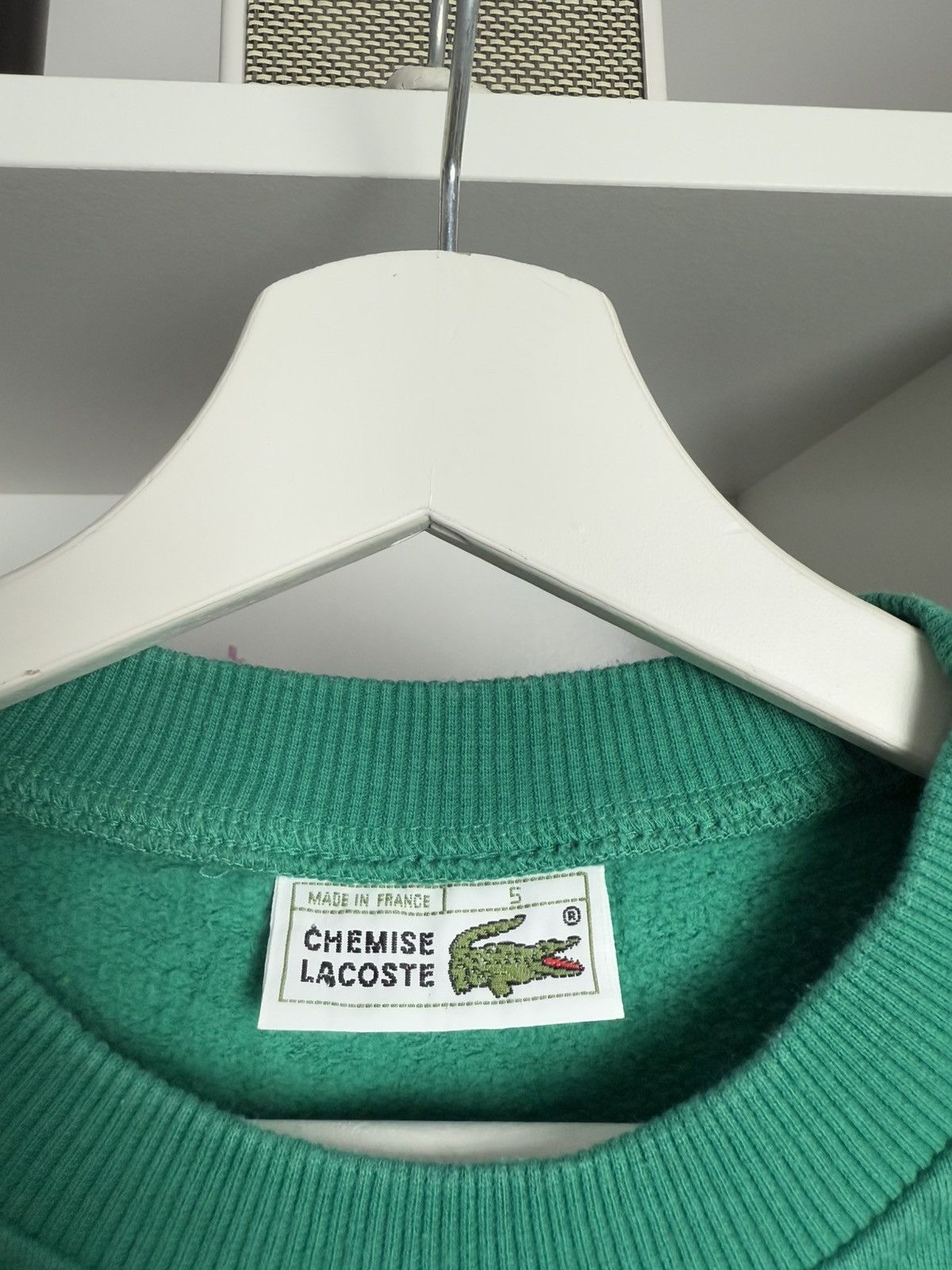 Designer × Lacoste × Vintage Vintage 90s Lacoste big logo baggy boxy sweatshirt L tennis Size US L / EU 52-54 / 3 - 4 Thumbnail