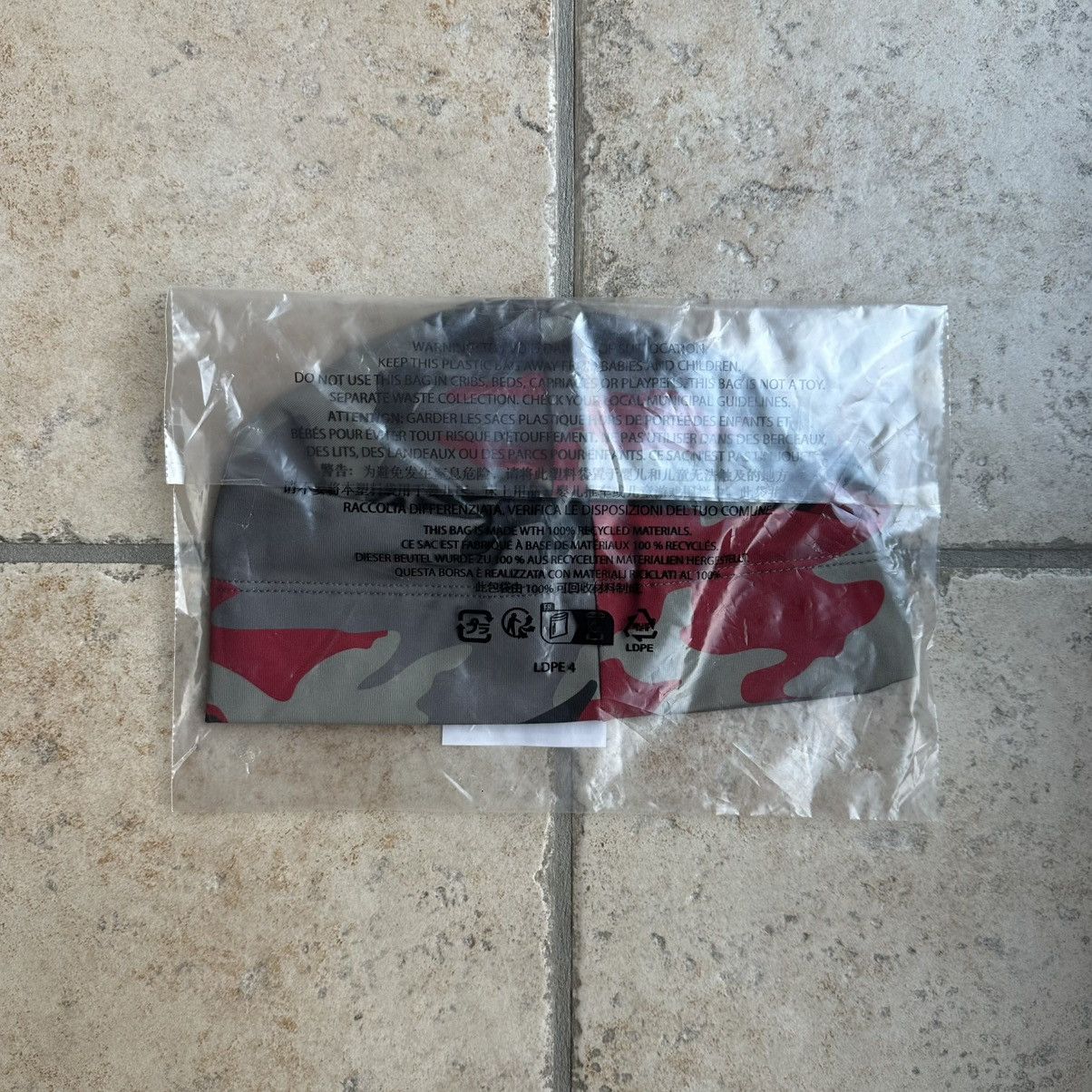 Supreme Supreme Base Layer Beanie Red Camo Size ONE SIZE - 3 Thumbnail
