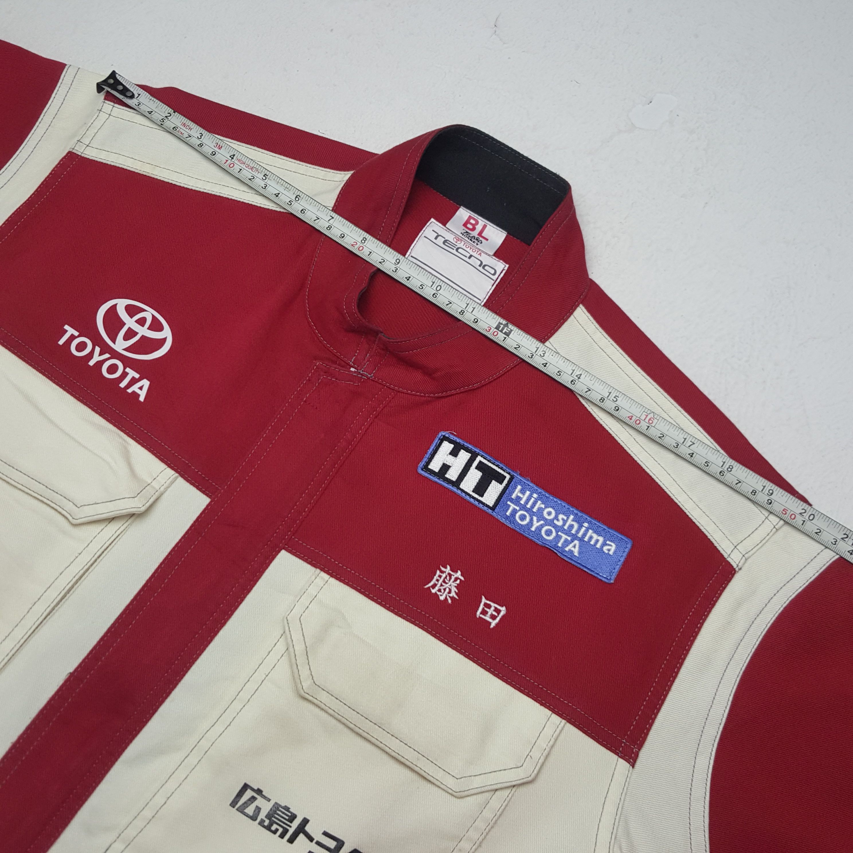 Japanese Brand × Vintage Vintage Toyota Racing Japan Coverall Jumpsuit Jacket Size US L / EU 52-54 / 3 - 9 Thumbnail