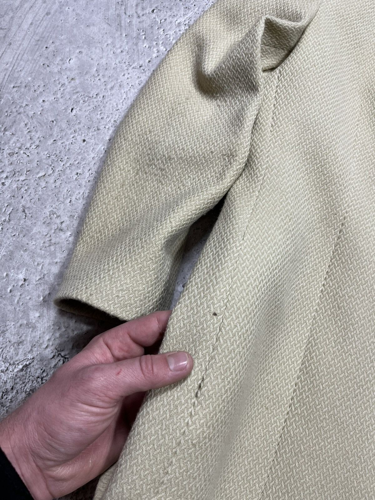 Giorgio Armani Giorgio Armani Textured Beige Blazer Womens IT 42 Size M / US 6-8 / IT 42-44 - 10 Thumbnail