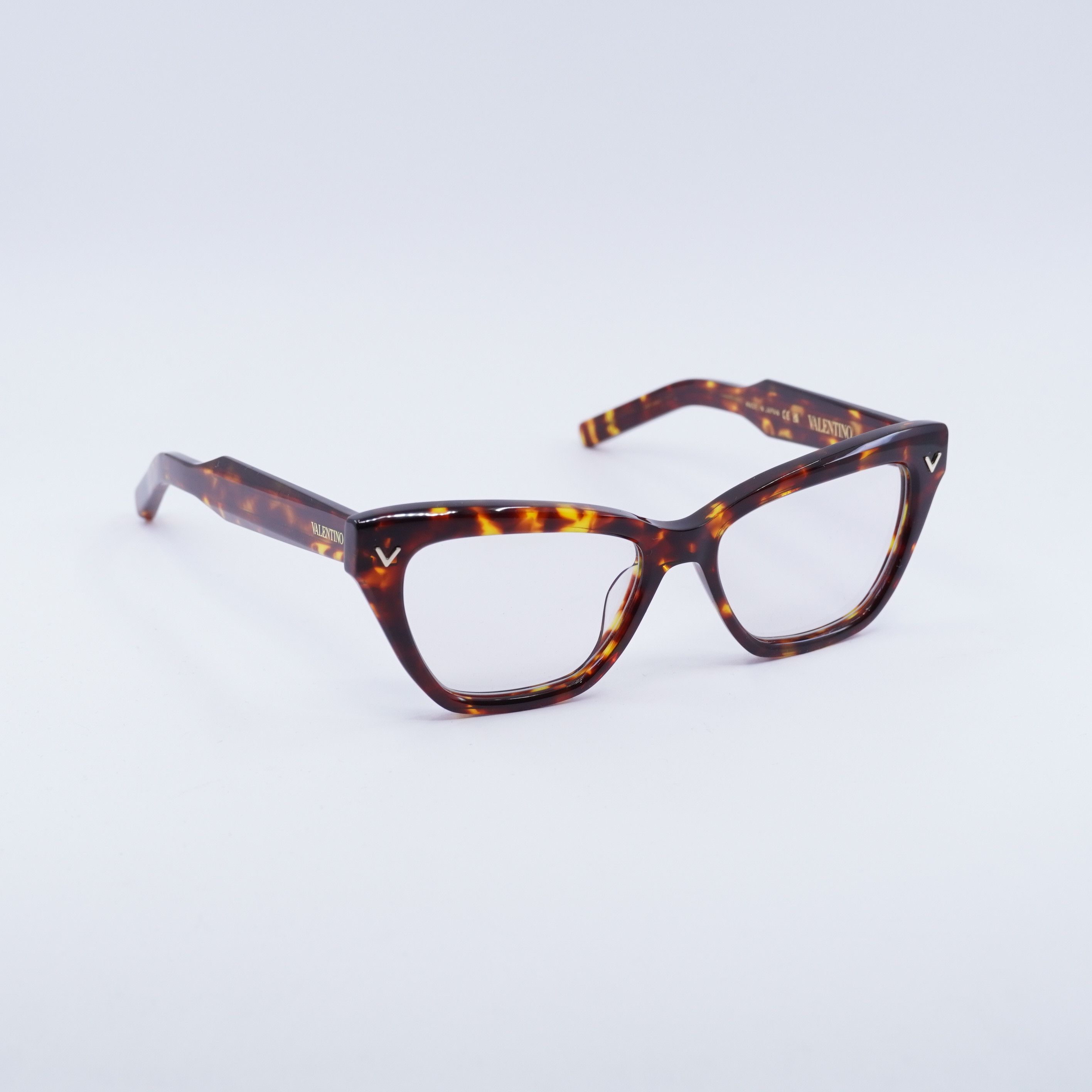 Valentino Valentino V-TALE VLX-140B Eyeglasses Havana 53mm Cat Eye Size ONE SIZE - 6 Thumbnail