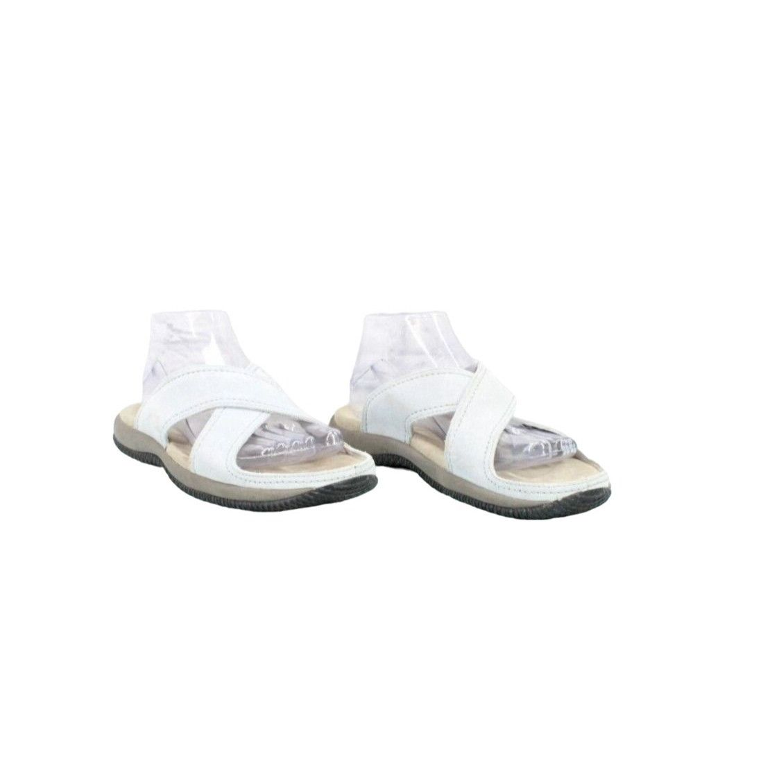L.L. Bean LL Bean Women's Suede Criss Cross Slide Sandals Size US 8 / IT 38 - 3 Thumbnail