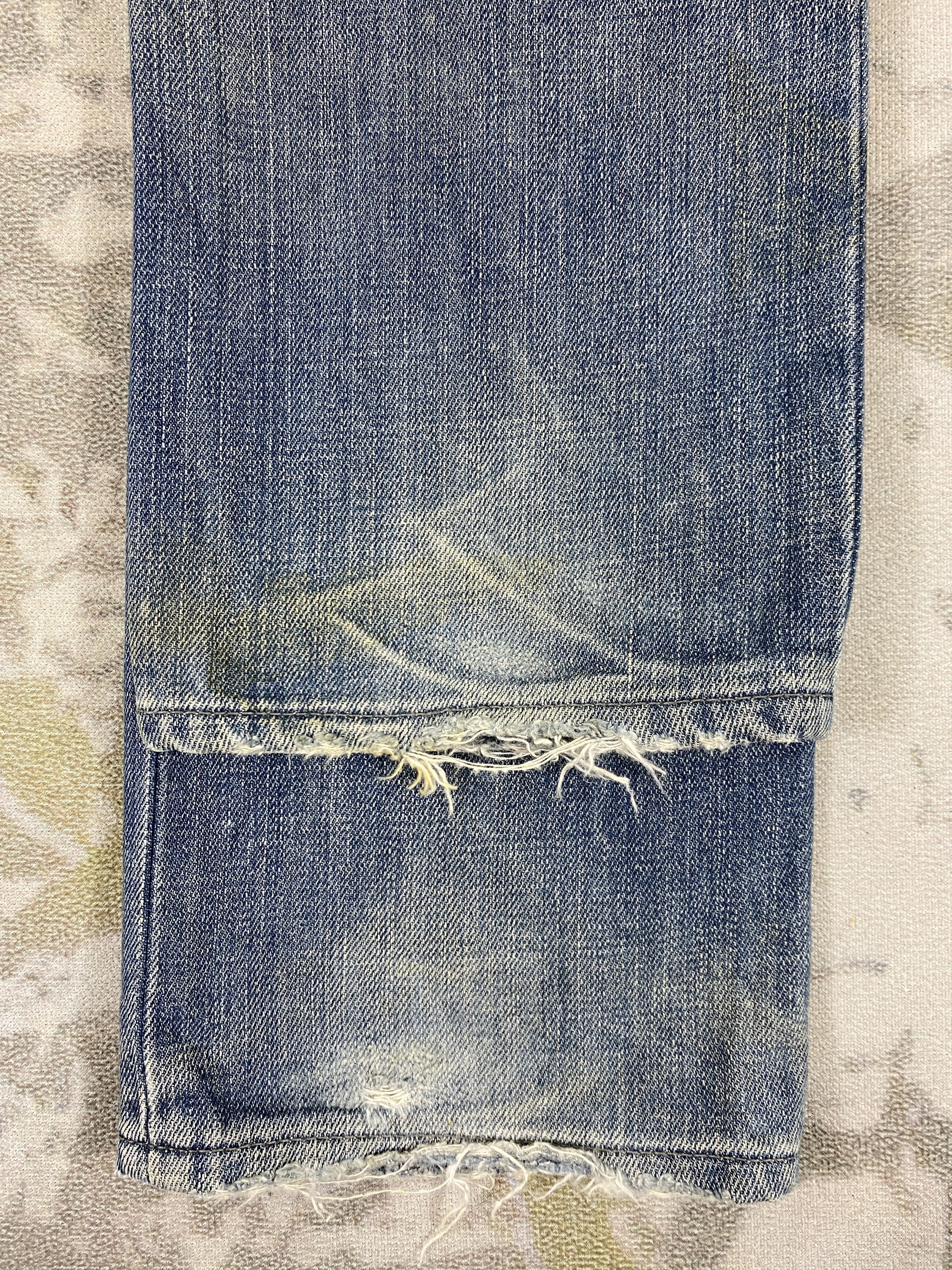 Vintage Distressed Blue Vintage Japanaese Jeans 32x32 Denim - JN3454 Size US 32 / EU 48 - 12 Thumbnail