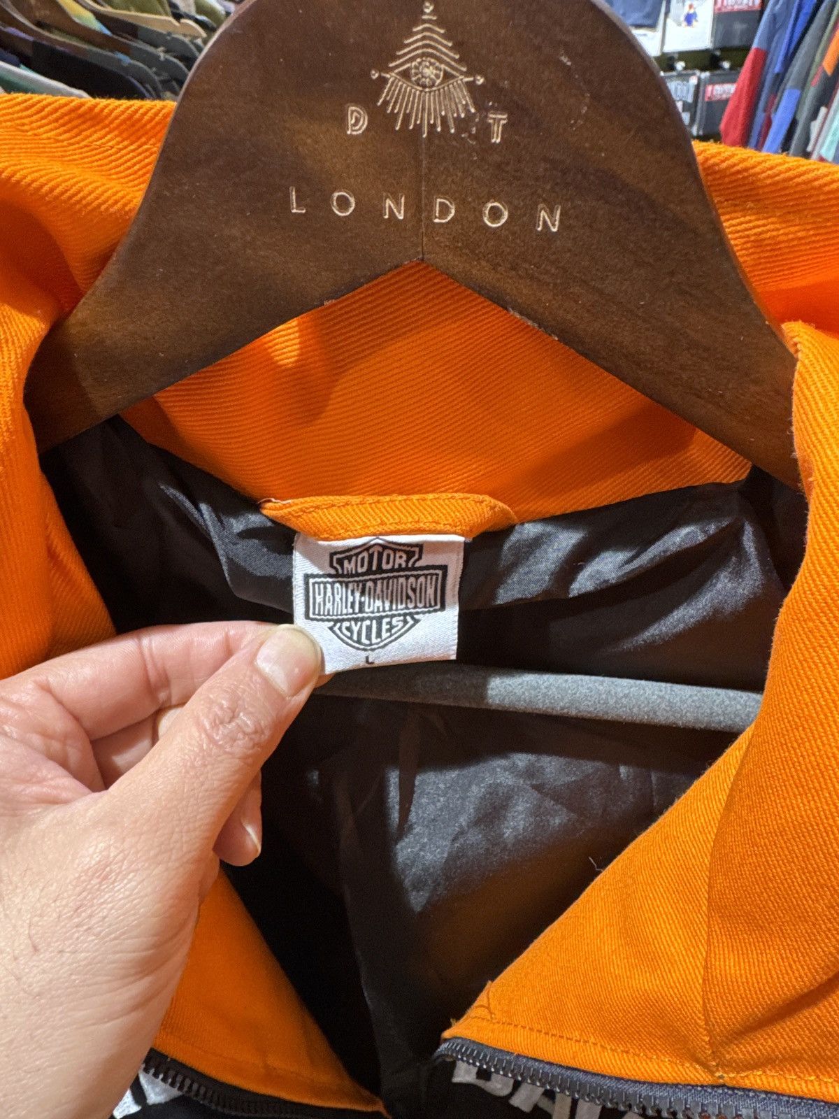 Vintage Harley Davidson embroidered rework bomber jacket size Large Size US L / EU 52-54 / 3 - 7 Thumbnail