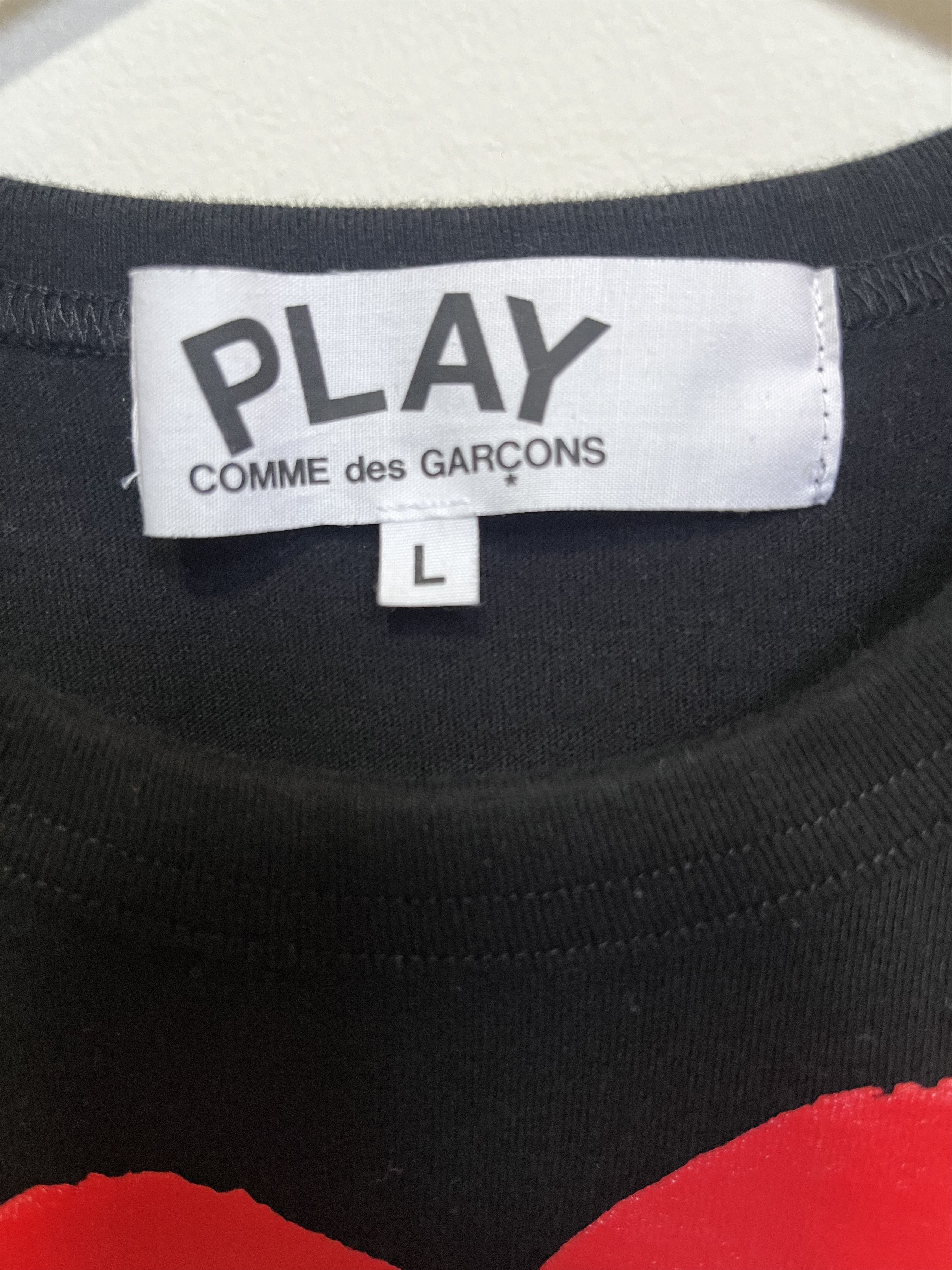 Comme des Garcons PLAY Comme des Garcons PLAY Black Heart Eyes Tee Size US L / EU 52-54 / 3 - 4 Thumbnail