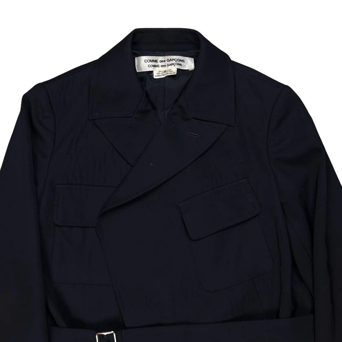 Comme des Garcons Comme des Garcons Belted Back Pleated Jacket - AW15 Size US XS / EU 42 / 0 - 4 Thumbnail
