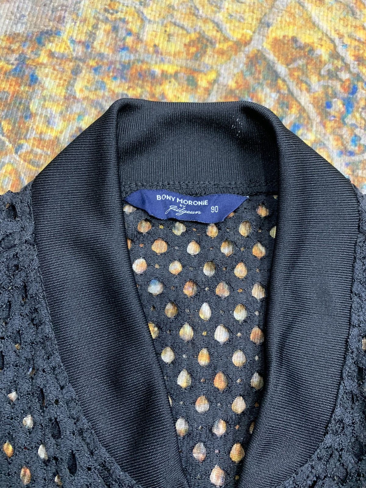 Issey Miyake Crazy Japanese Open Knit Grunge Style Zip Size US M / EU 48-50 / 2 - 6 Thumbnail