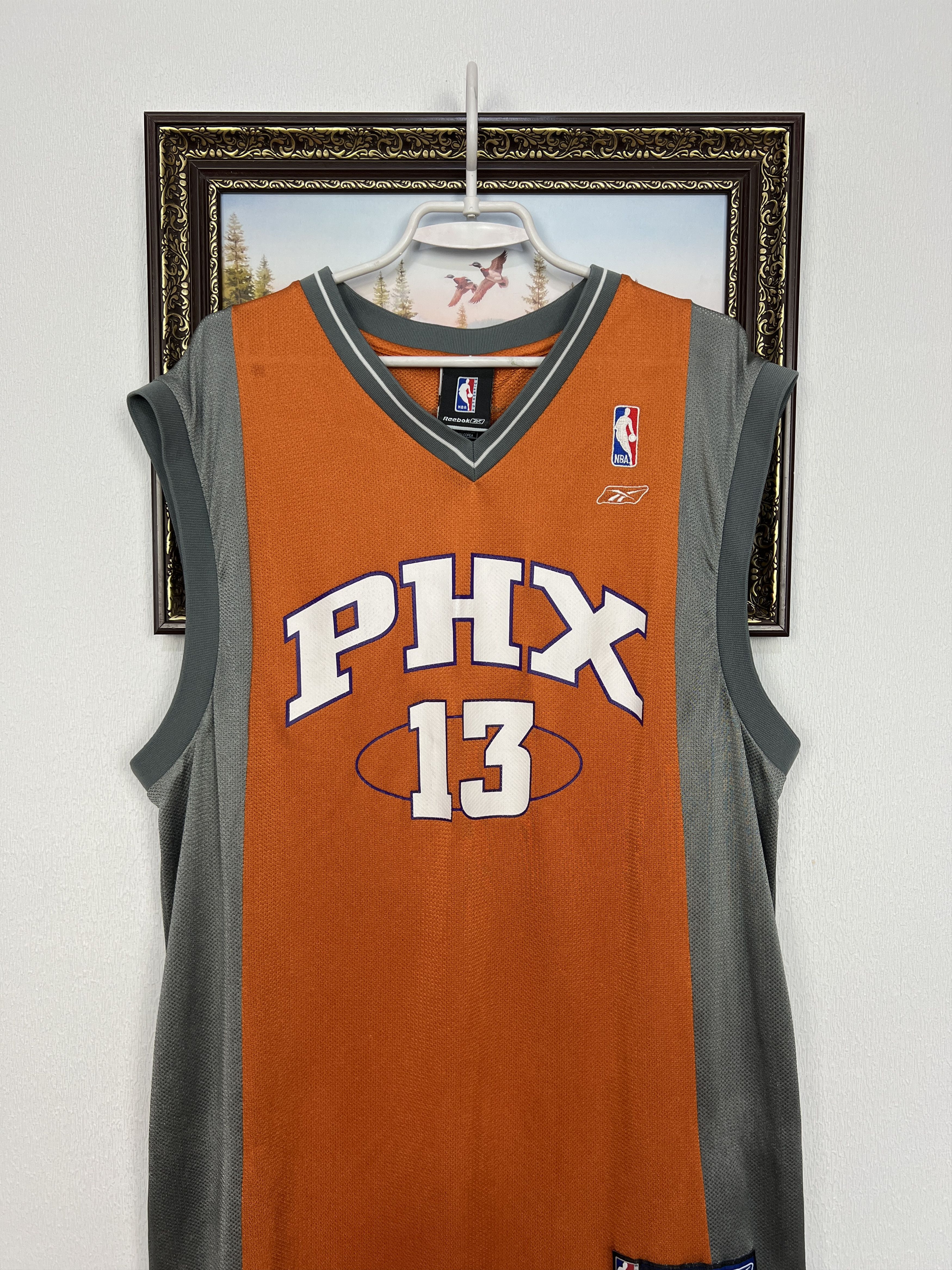 Vintage Reebok Phoenix Suns Steve Nash #13 Jersey NBA