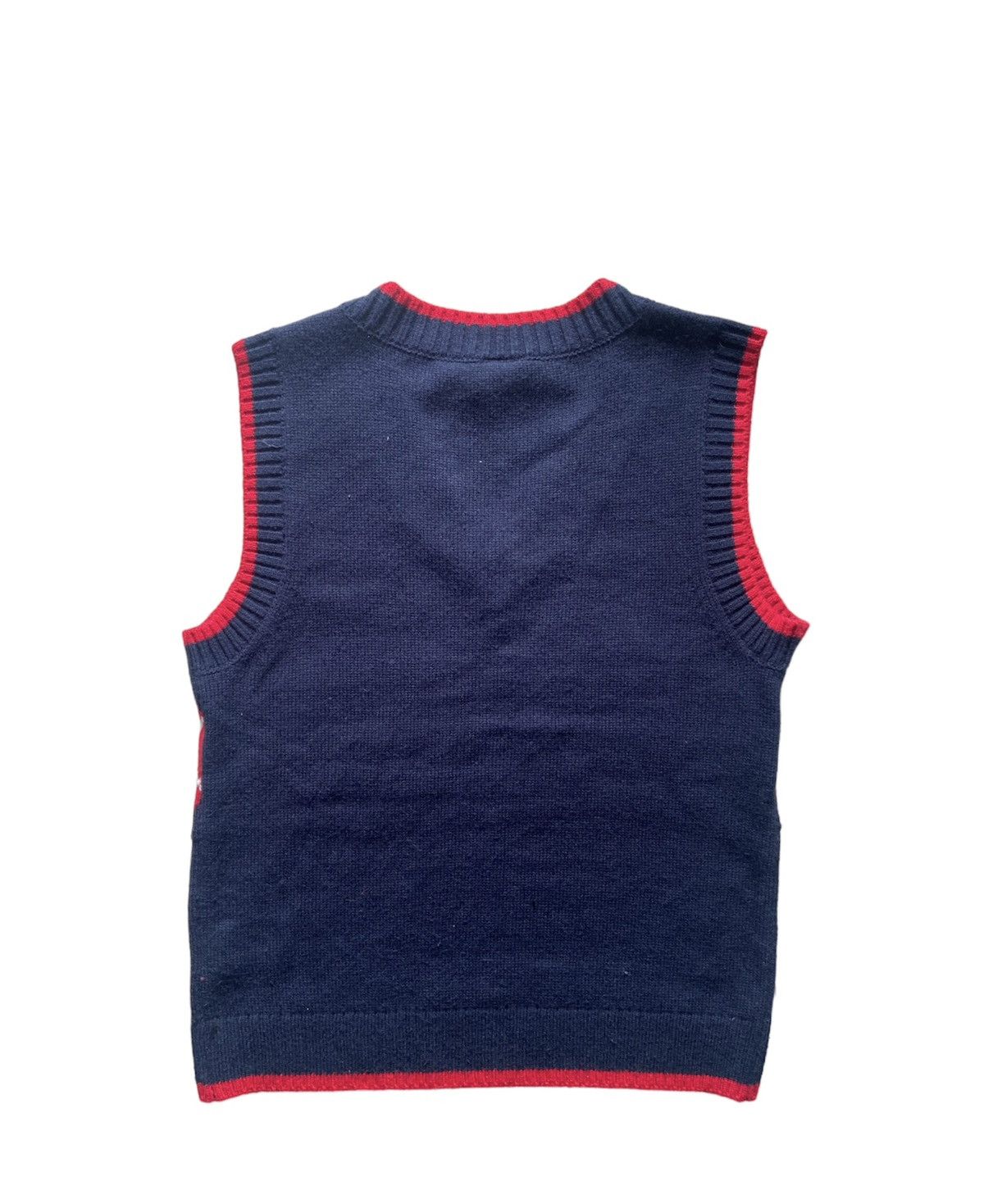 Hang Ten × Vintage Vintage 80-90’s HangTen Wool Diamond Knit Vest Size US M / EU 48-50 / 2 - 3 Thumbnail