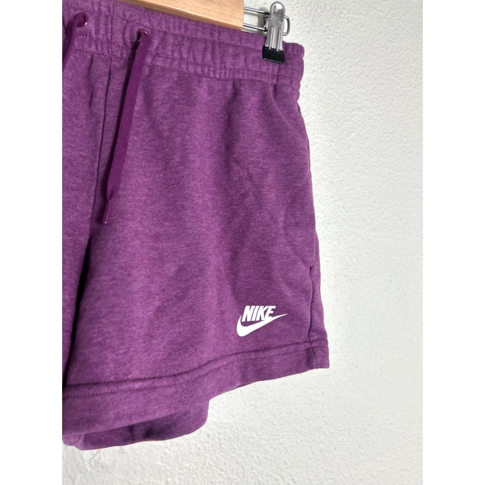Nike Nike Women's Shorts Sportswear Club Fleece Purple Small Womens Shorts 28x4 CJ3924 610 CJ6317-610 Size 36" / US 14 / IT 50 - 3 Thumbnail