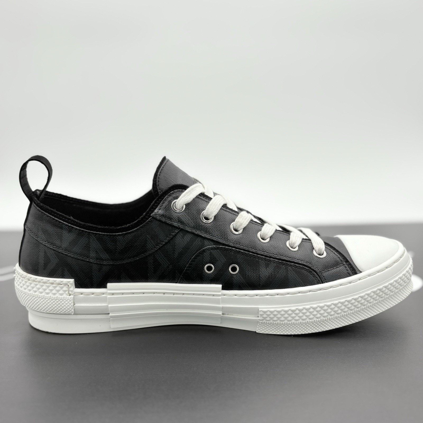 Dior Dior B23 Low ' Black Canvas ' | SUPER CLEAN! Size US 12 / EU 45 - 10 Thumbnail