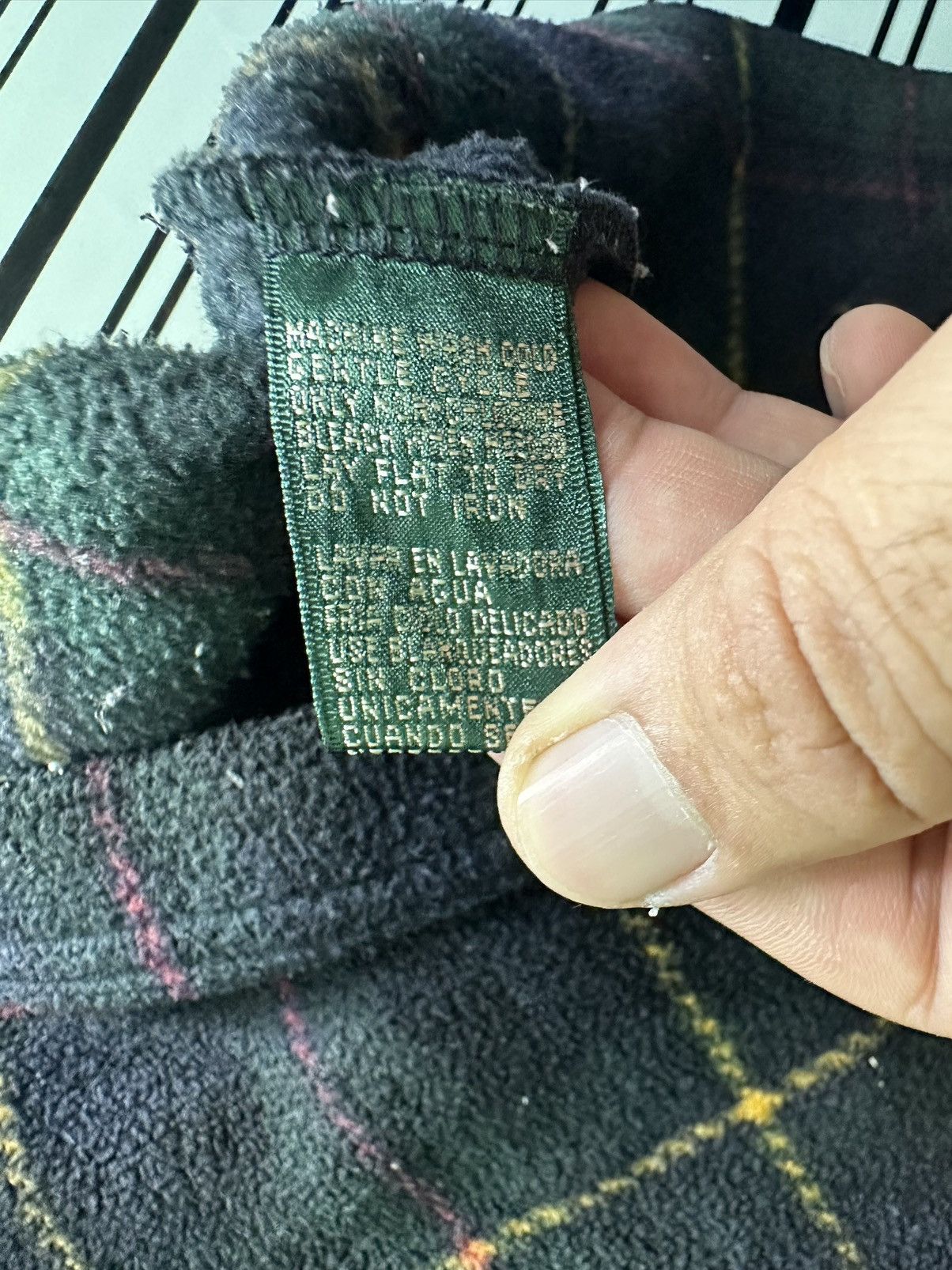 Polo Ralph Lauren × Ralph Lauren × Vintage Ralph Lauren Plaid Fleece Zip Up Collared Shacket Jacket Size US S / EU 44-46 / 1 - 7 Thumbnail