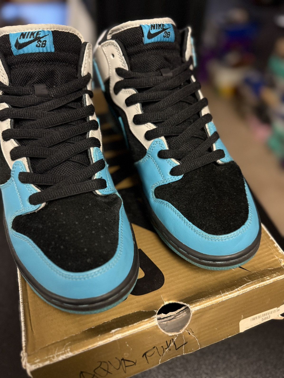Nike Nike SB Mid Dunk 2008 RARE Aqua Fuel Blue Size 11 Size US 11 / EU 44 - 8 Thumbnail