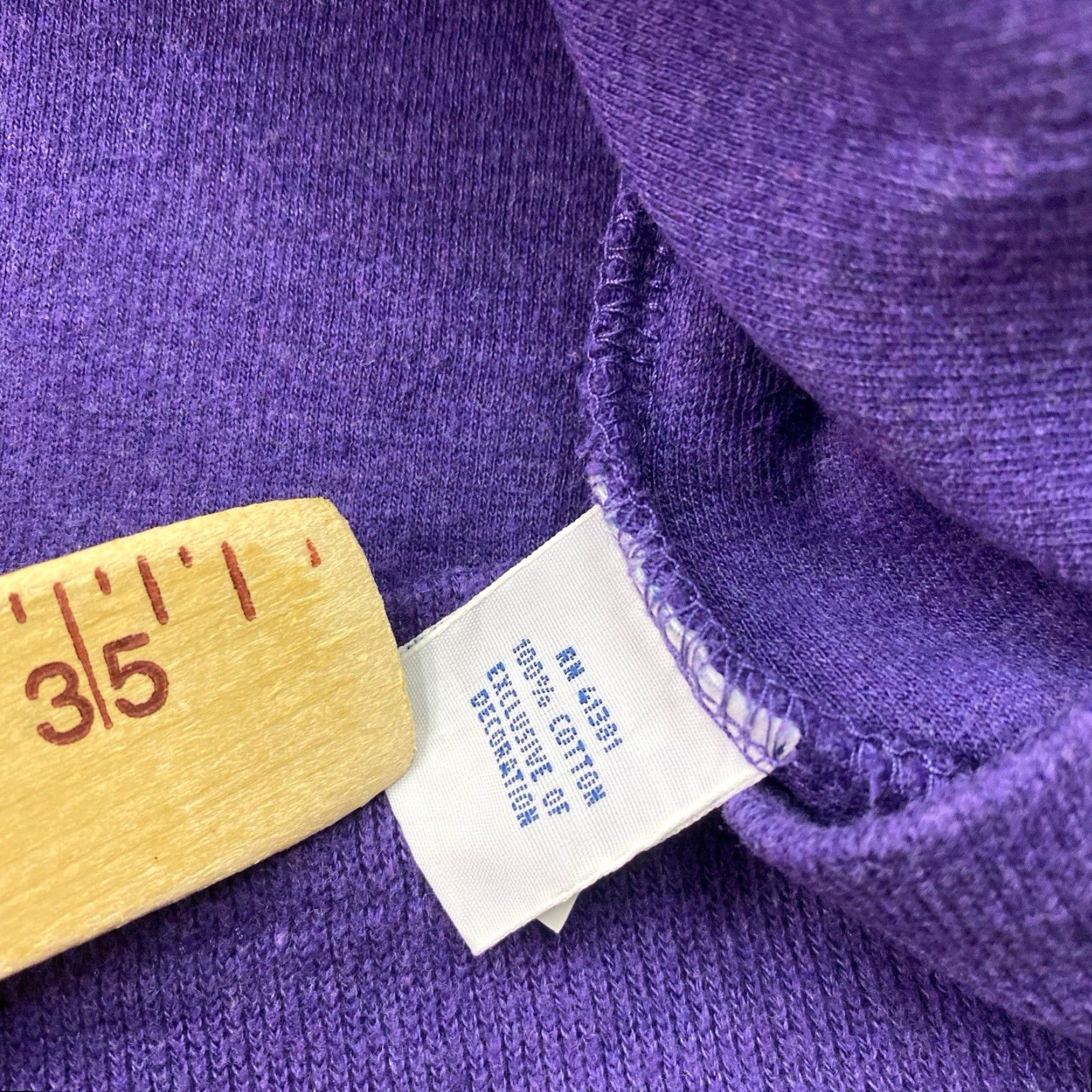 Polo Ralph Lauren Ralph Lauren Polo Sweater L Purple Pony Knit Pullover Zip Sweatshirt Mens Long Sleeve Turtleneck 1/4 Zip Casual Workwear Knit Cotton Logo Embroidered Size US L / EU 52-54 / 3 - 5 Thumbnail
