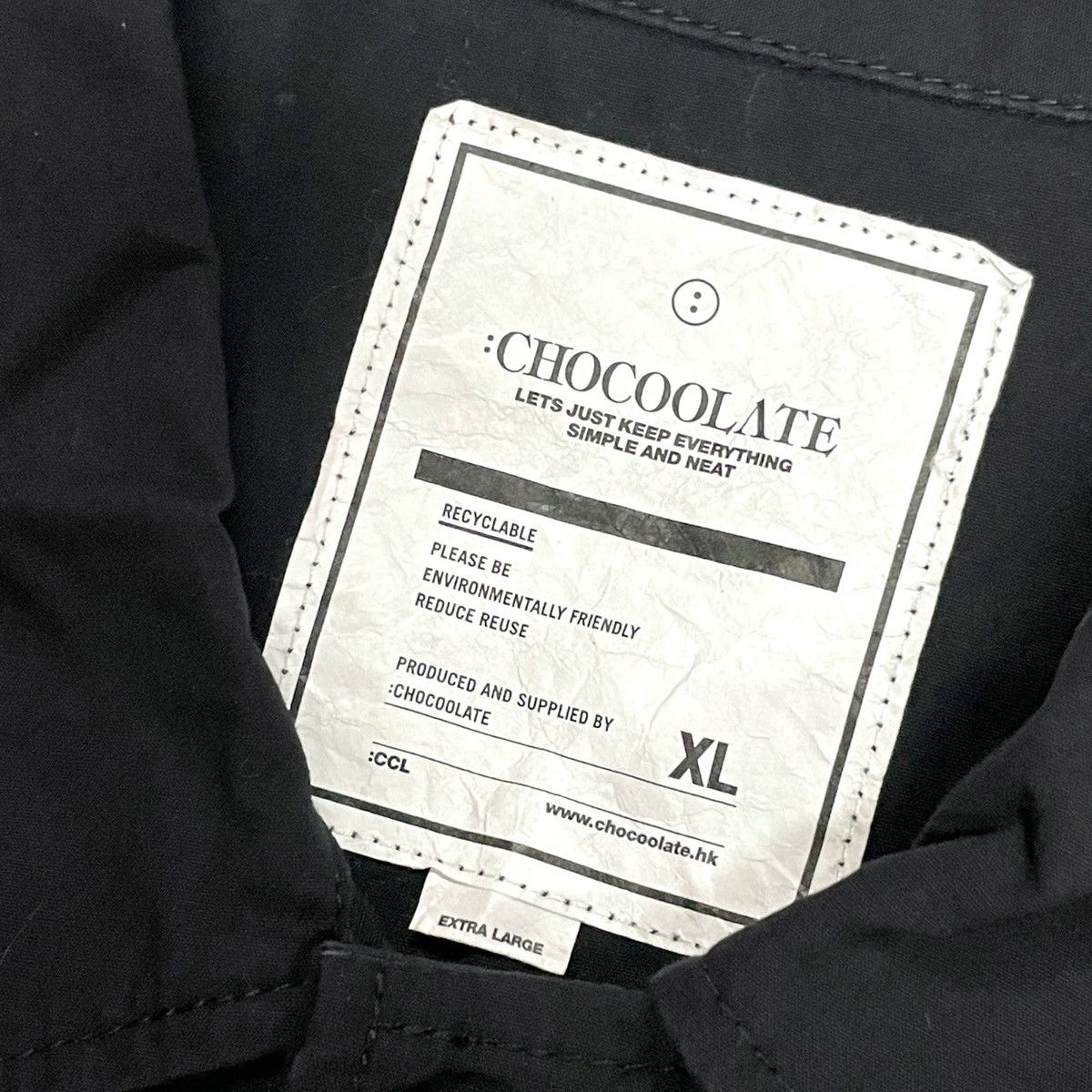 CHOCOOLATE Chocoolate U-SN Black Military Oversized Shirt Size US XL / EU 56 / 4 - 14 Thumbnail