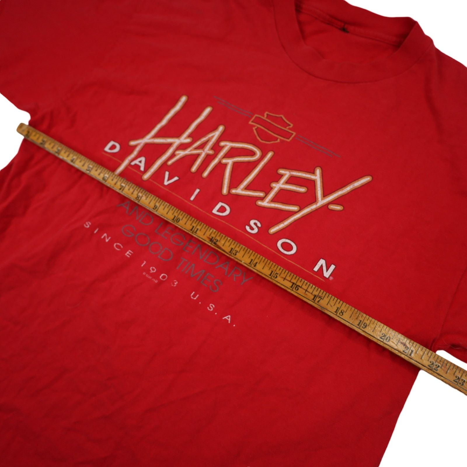 Harley Davidson × Vintage Vintage Harley Davidson of Las Vegas Graphic T Shirt Size US L / EU 52-54 / 3 - 5 Thumbnail