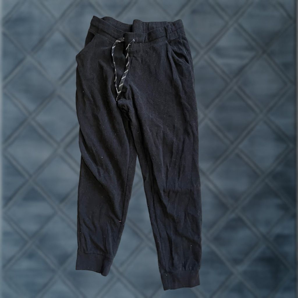 Andrew Marc ANDREW MARC Black Stretch Joggers Women Size Large Loungewear Size 36" / US 14 / IT 50 - 1 Thumbnail