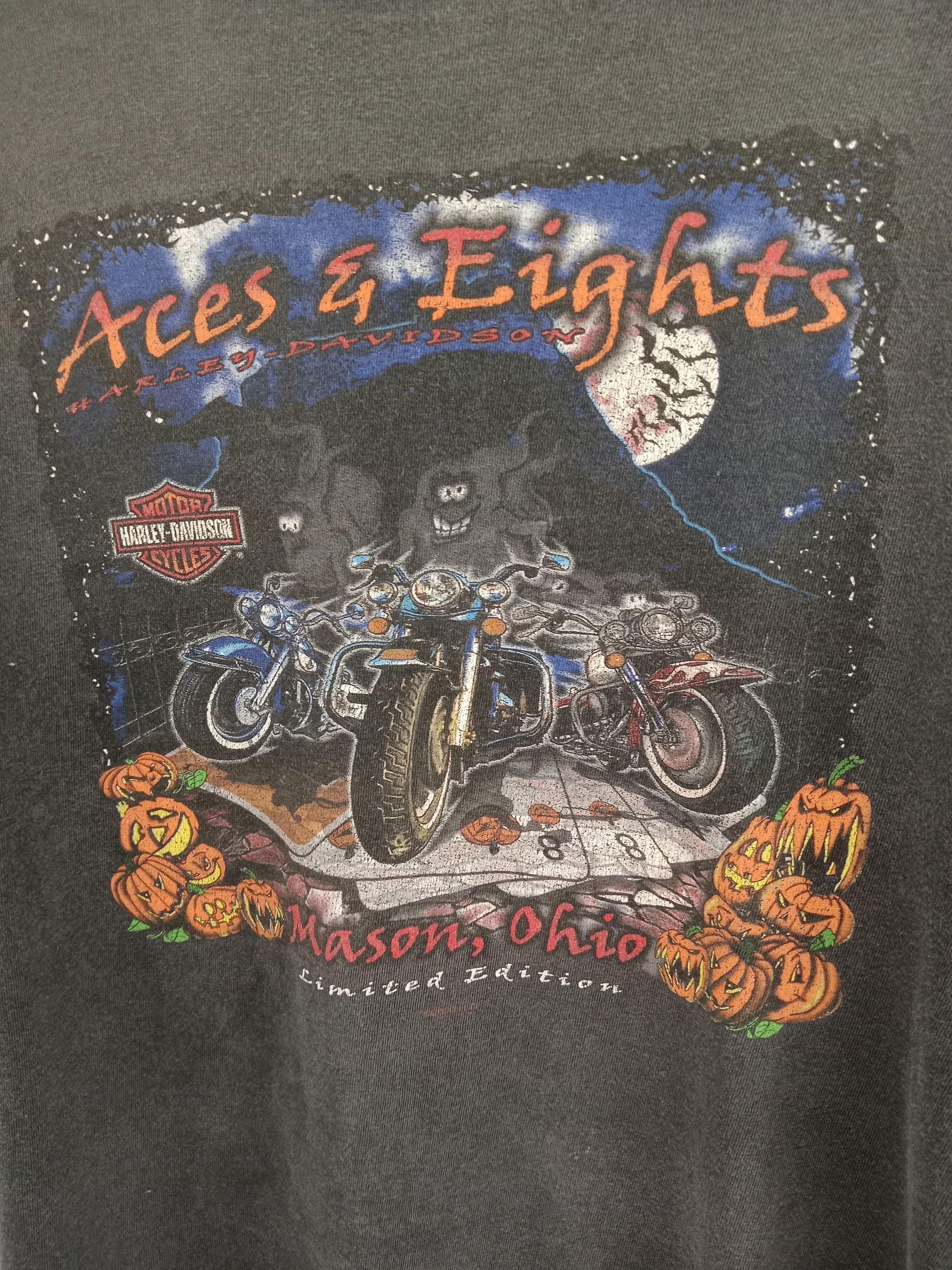 Harley Davidson Vintage Y2K Harley Davidson Hd Trash Sunfaded Longsleevet Size US XL / EU 56 / 4 - 11 Thumbnail