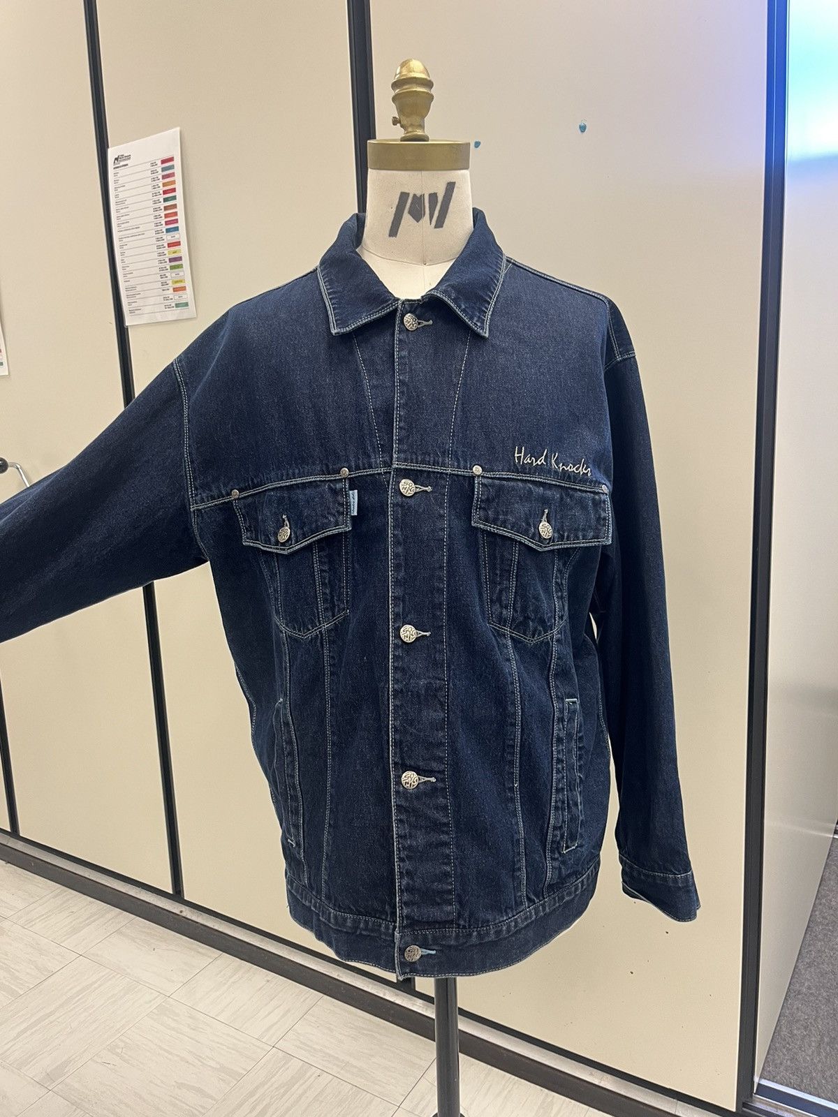 JNCO × Vintage VINTAGE RARE SCHOOL OF HARD KNOCKS DENIM JACKET Size US XL / EU 56 / 4 - 2 Thumbnail