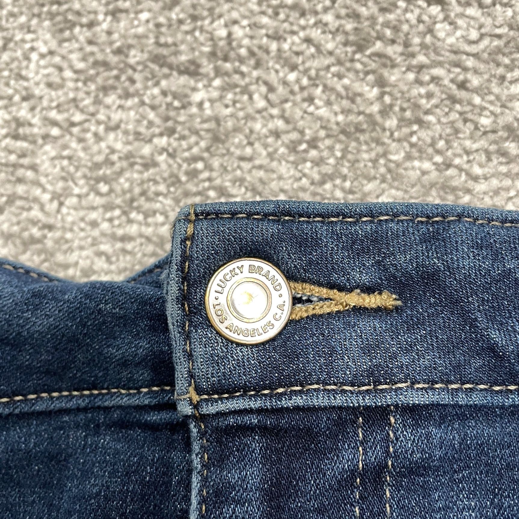 Lucky Brand Lucky Brand Ankle Lolita Skinny Denim Jeans Womens 12/31 Blue Medium Wash 34x26 Size 34" / US 12 / IT 48 - 3 Thumbnail