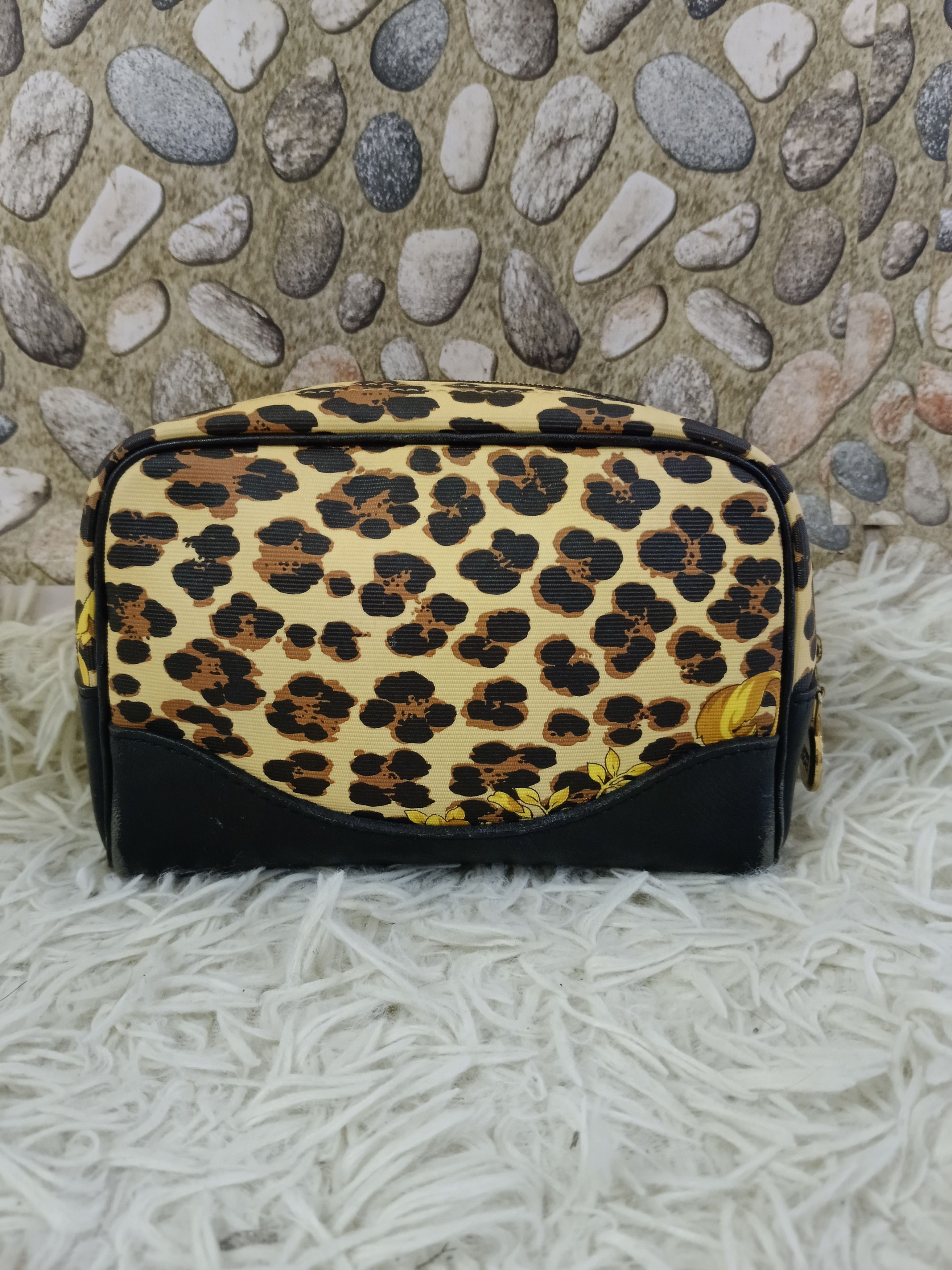 Versace VERSACE Vintage Leopard Print Mini Clutch Size ONE SIZE - 2 Thumbnail