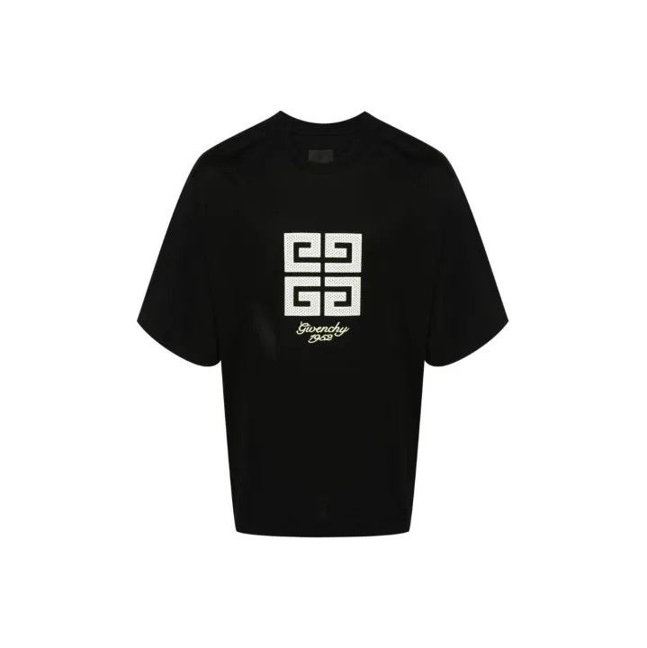 Givenchy Givenchy SS24 Logo Embroidered Men's Short-Sleeve T-Shirt Size US XL / EU 56 / 4 - 1 Thumbnail