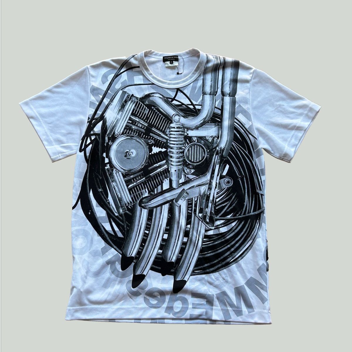 Comme des Garcons Homme Plus 21SS Motorcycle Mesh Tee Size US M / EU 48-50 / 2 - 1 Thumbnail