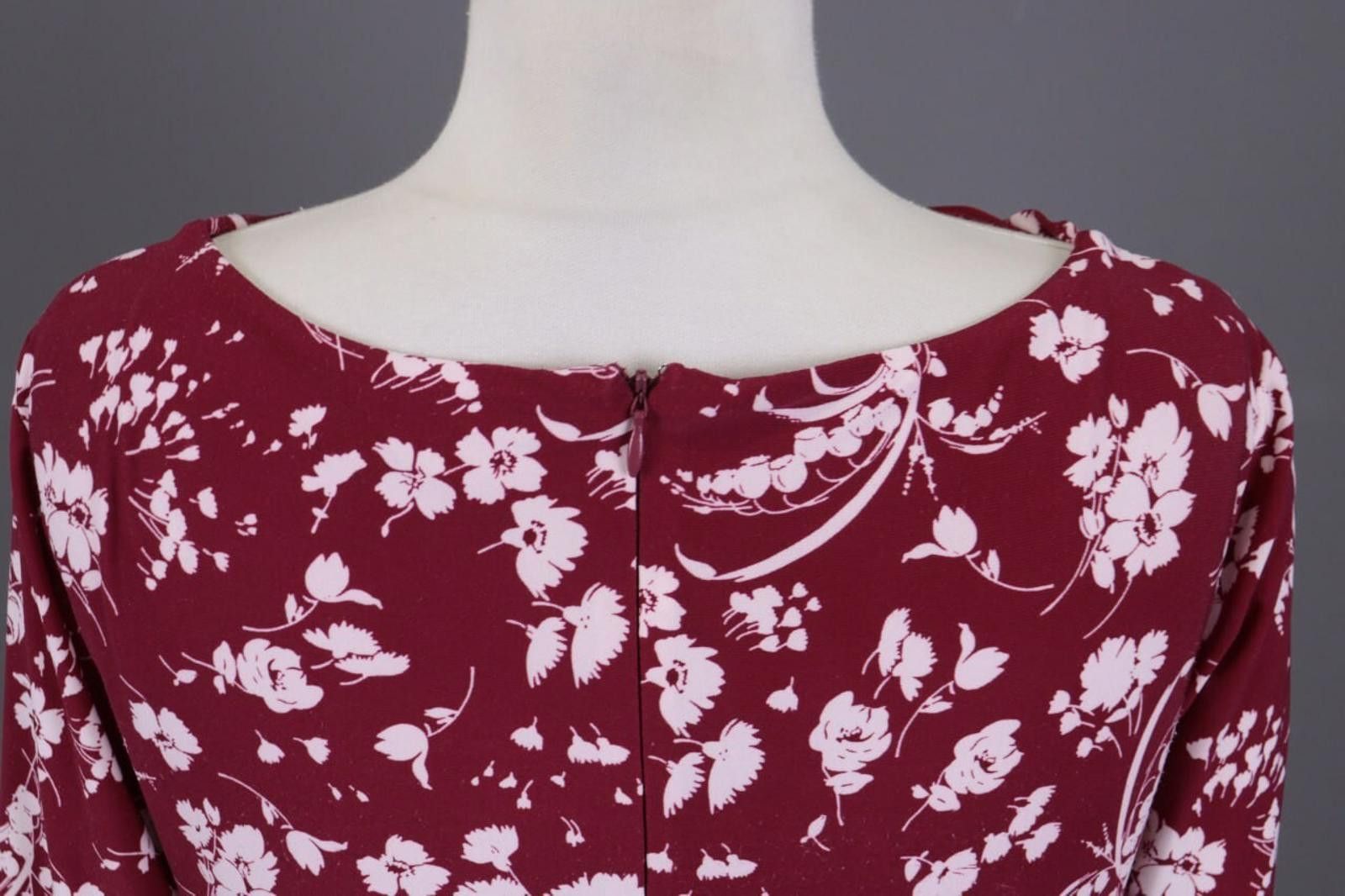 Lauren Ralph Lauren Ladies Ralph Lauren Red Floral Evening Dress Size 10 Size L / US 10 / IT 46 - 11 Thumbnail